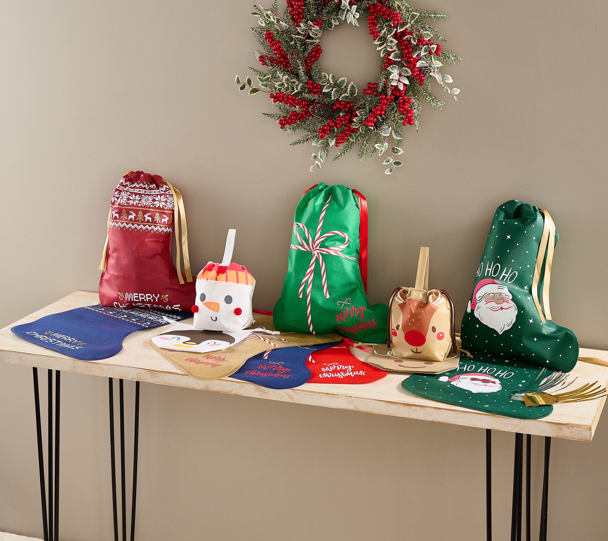 Qvc christmas bags sale