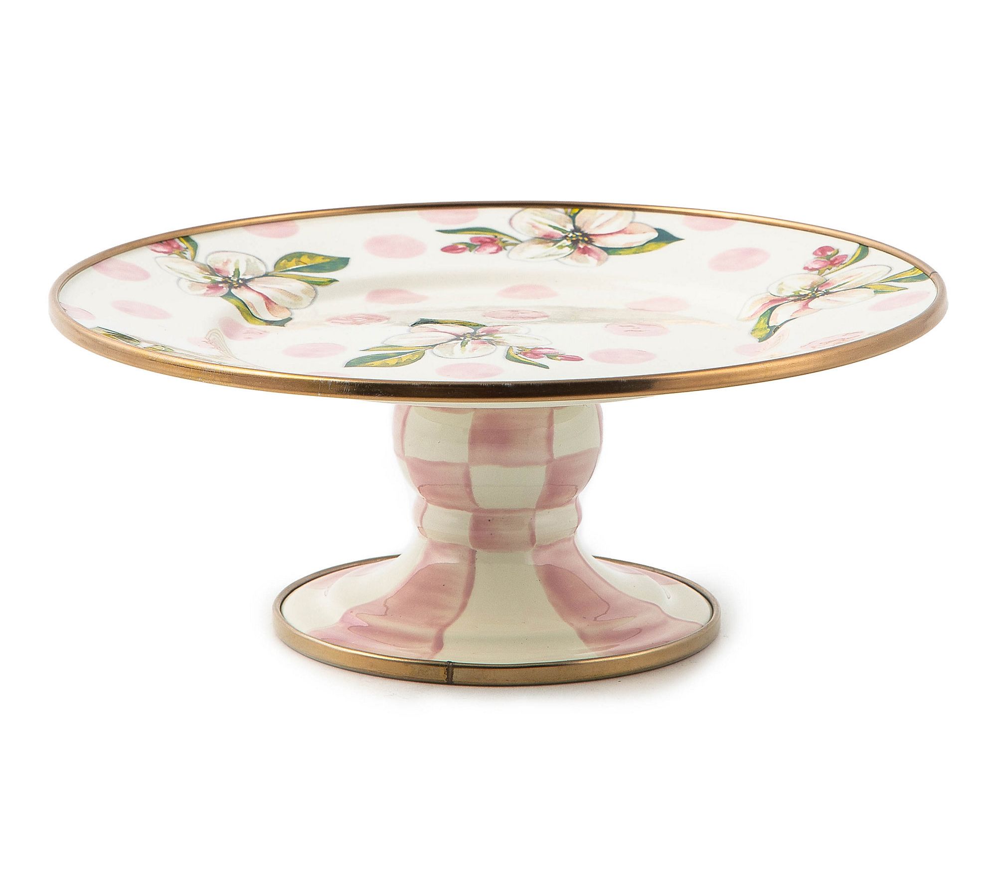 "As Is" Mackenzie- Childs Small Pedestal Platter