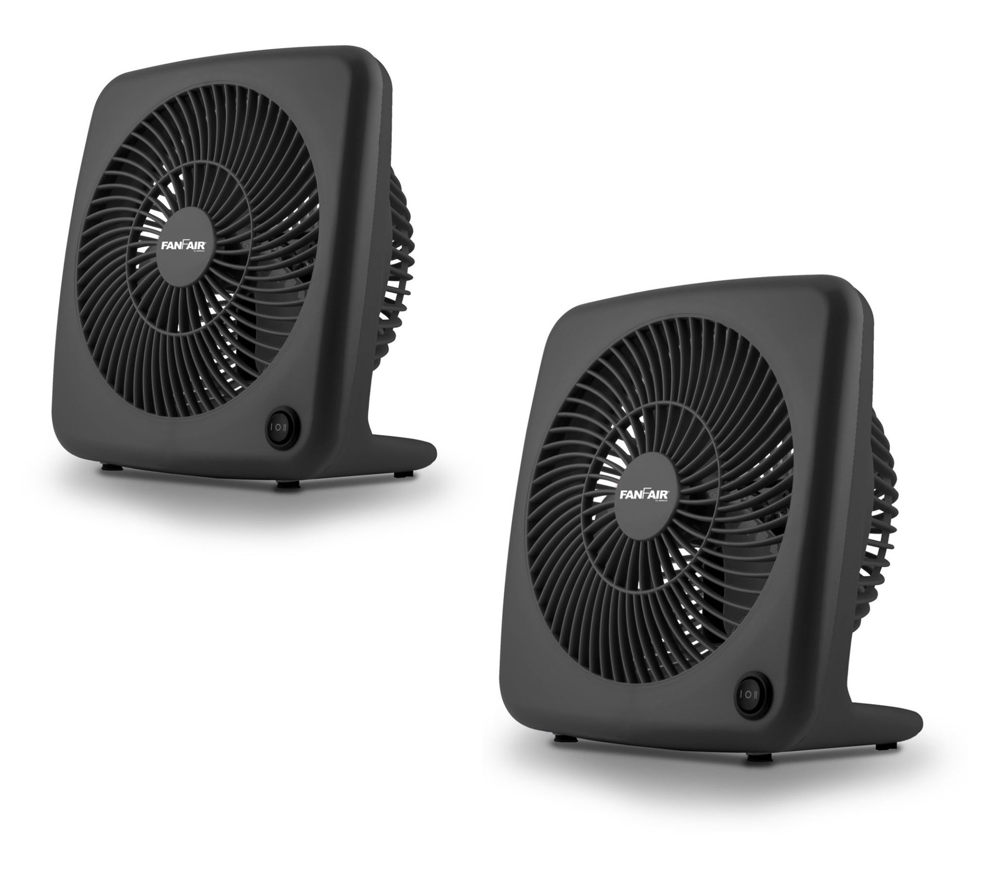 FanFair 7" Personal Box Fan - 2pk