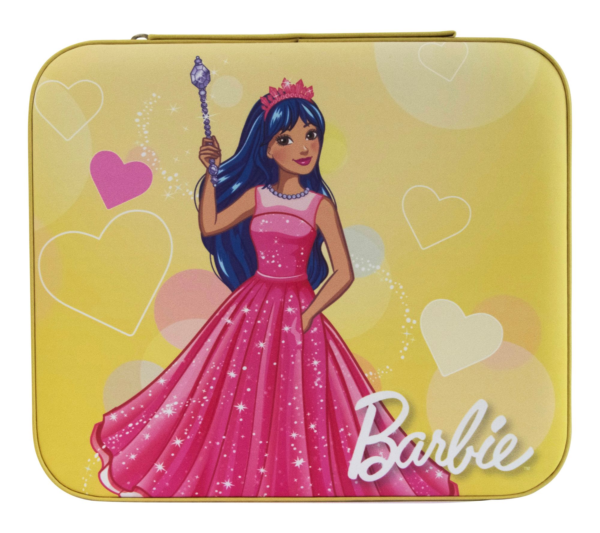 Barbie Heart Vegan Leather Travel Jewelry Caseby Mele and Co