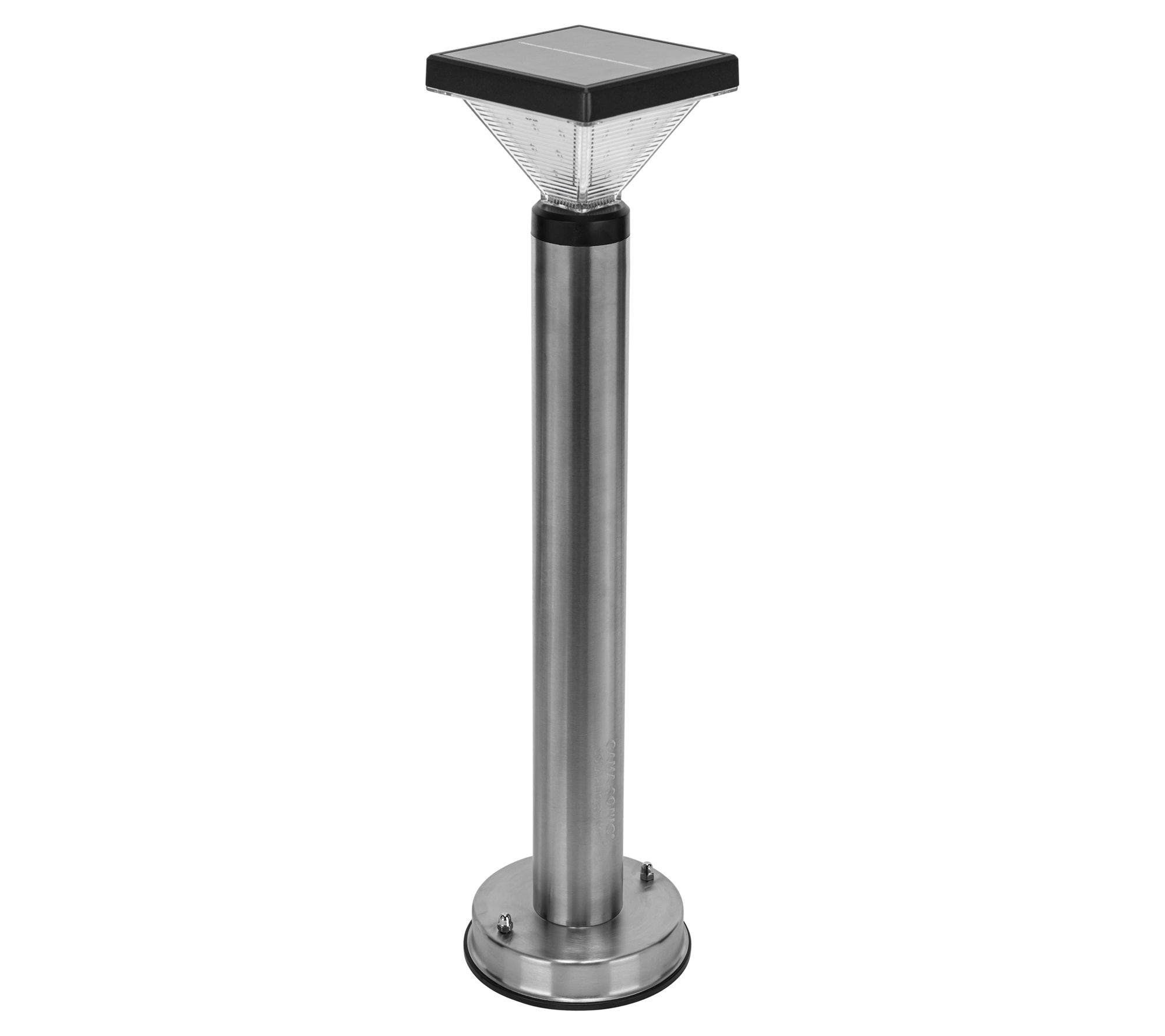 GamaSonic Luxor Stainless Steel Bollard Solar Light