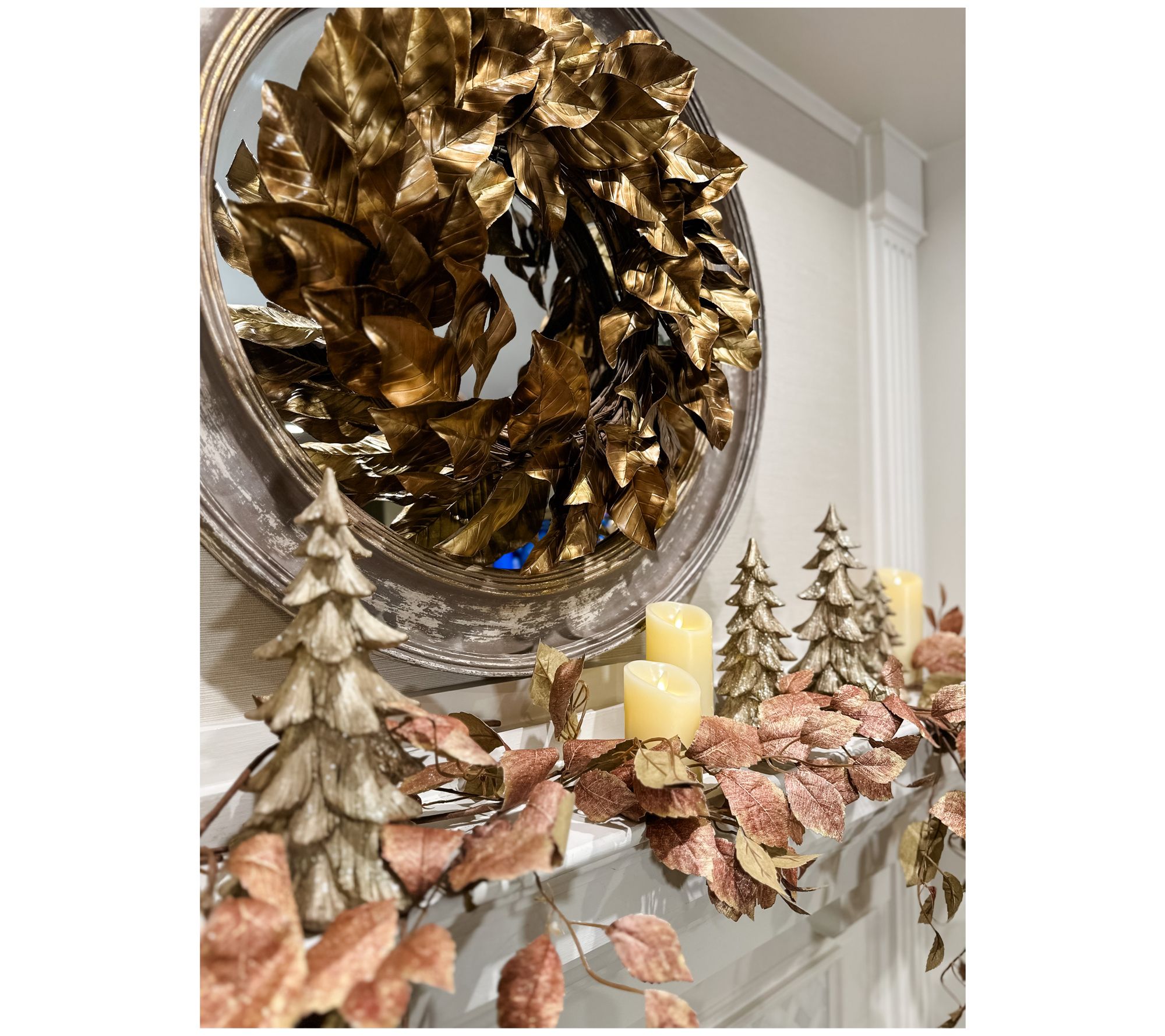 as-is-simply-stunning-24-gilded-magnolia-wreath-by-janine-graff