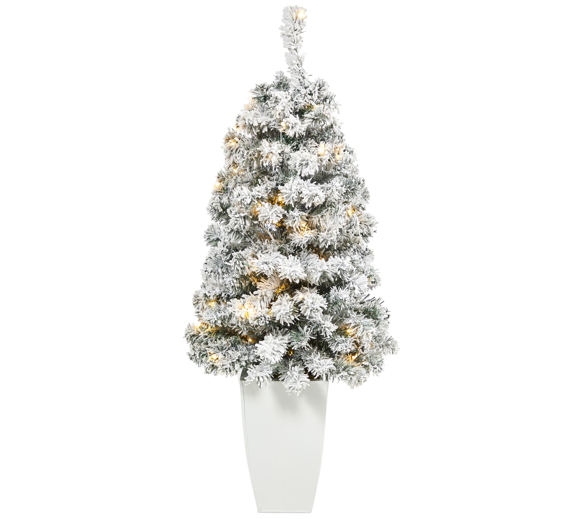 Nearly Natural 3.5' Flocked Christmas Tree
