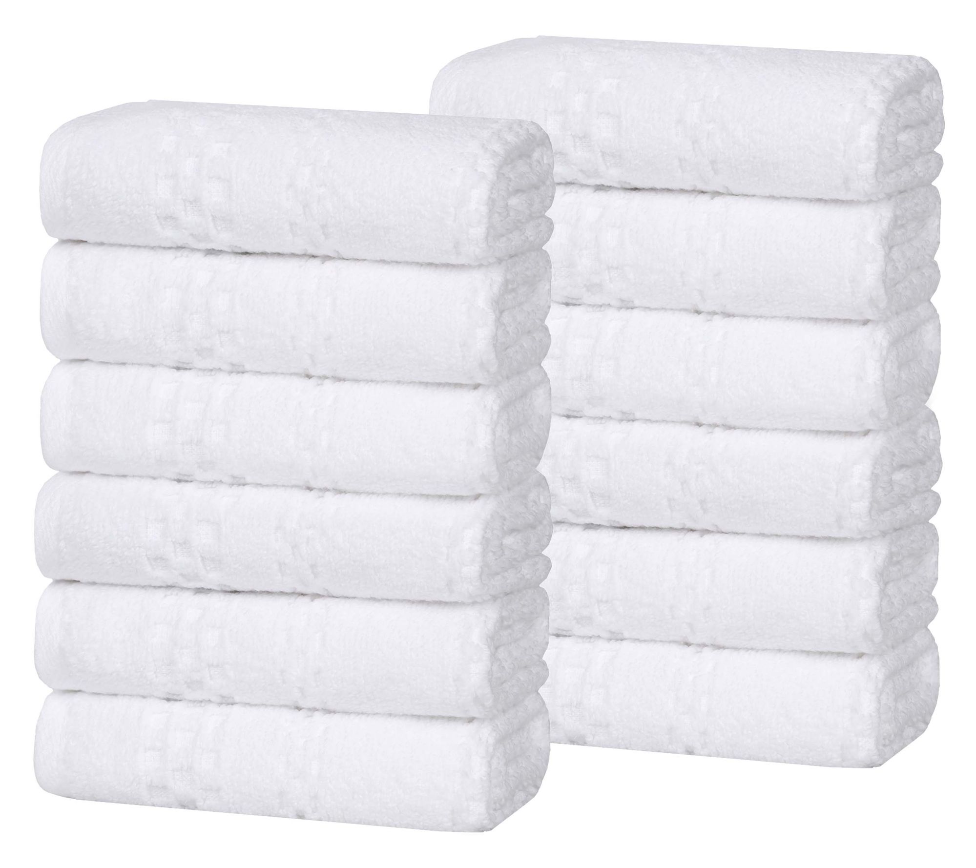 Superior 12 Piece Playa Zero Twist Cotton FaceTowel Set