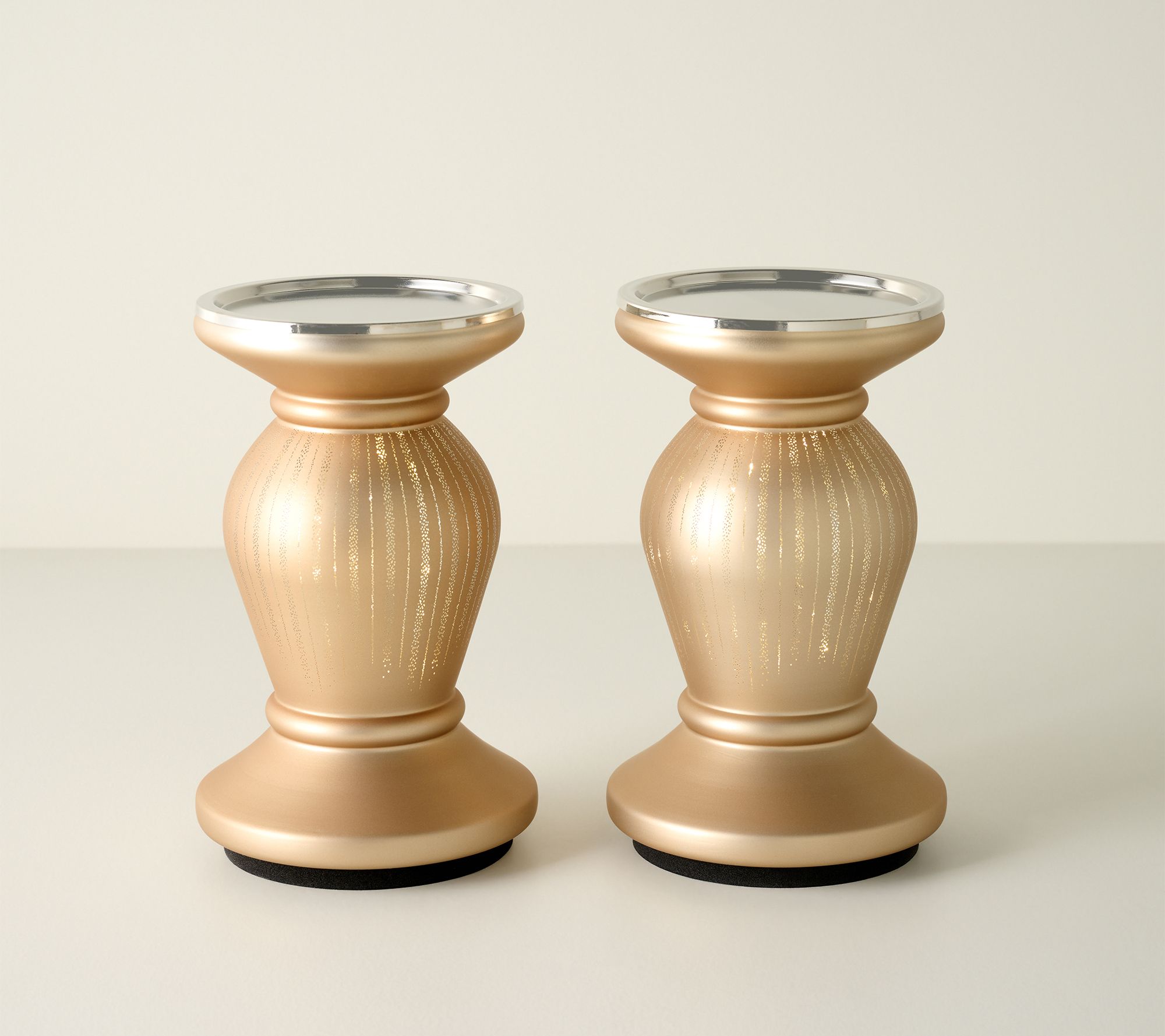 Set of 2 (8.5") Starry Night Pedestals by Valerie
