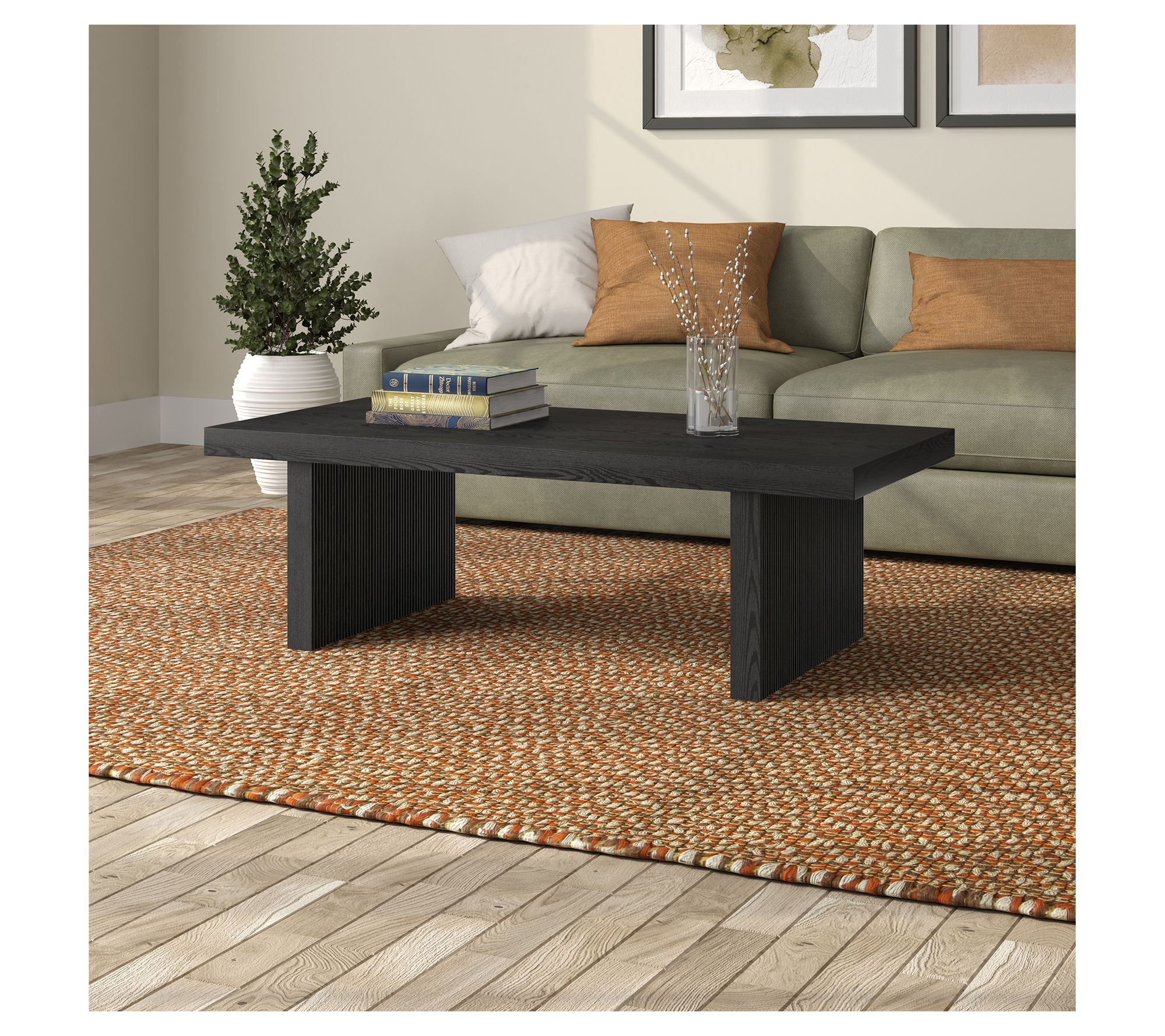 Hudson&Canal Soren 48" Wide Rectangular CoffeeTable