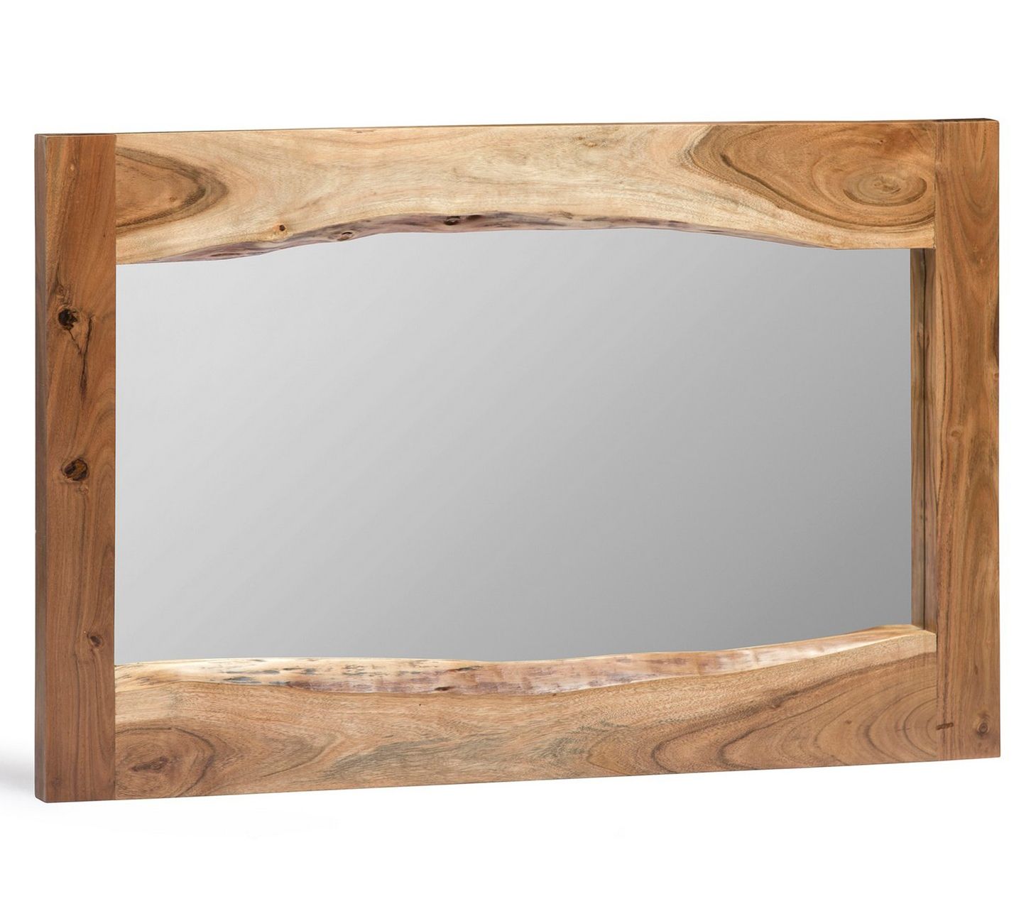 Alaterre Furniture Alpine 48" Natural Live EdgeWood Mirror