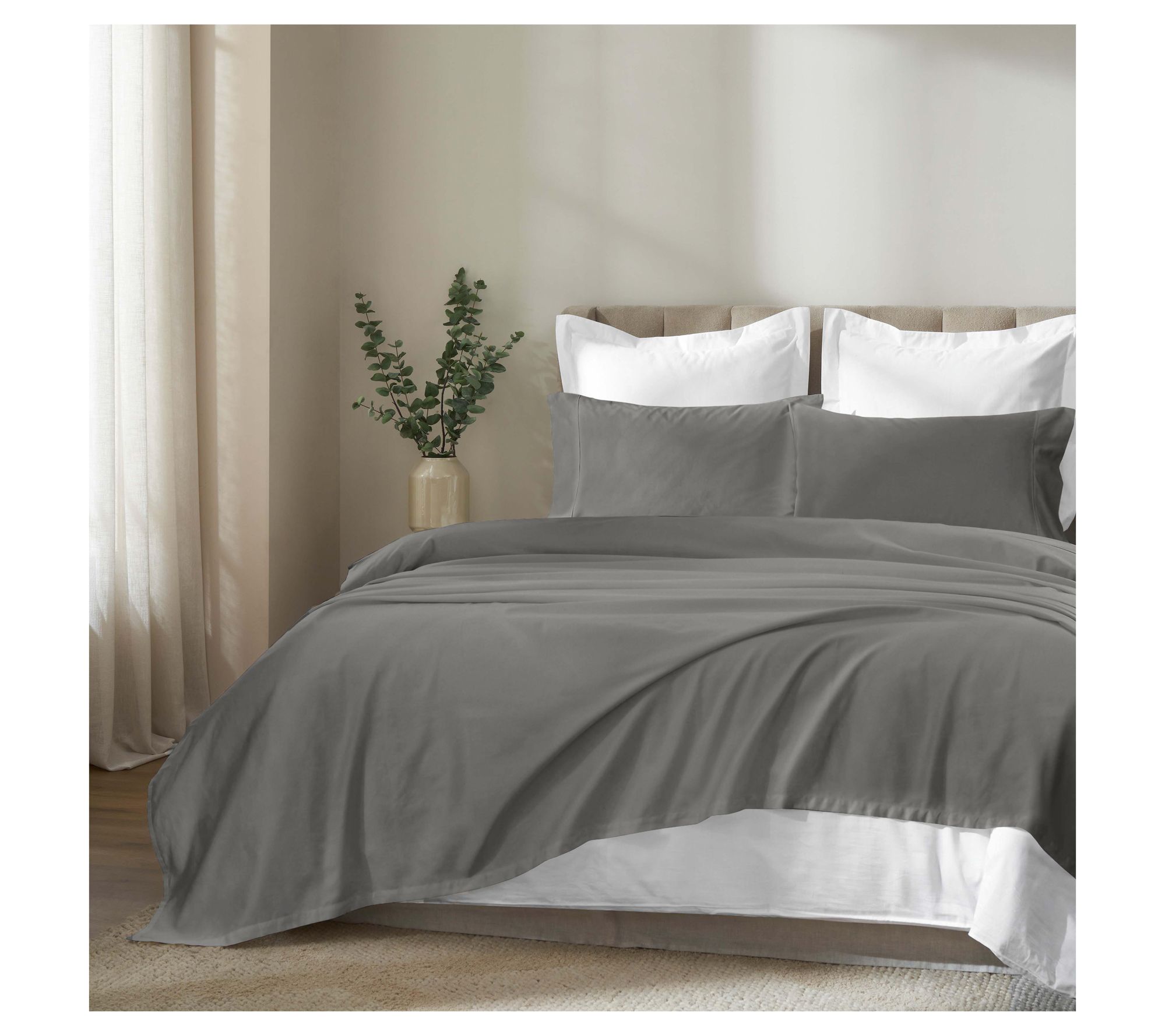 Superior Apus 500 TC Cotton Deep Pocket Sheet Set, Twin