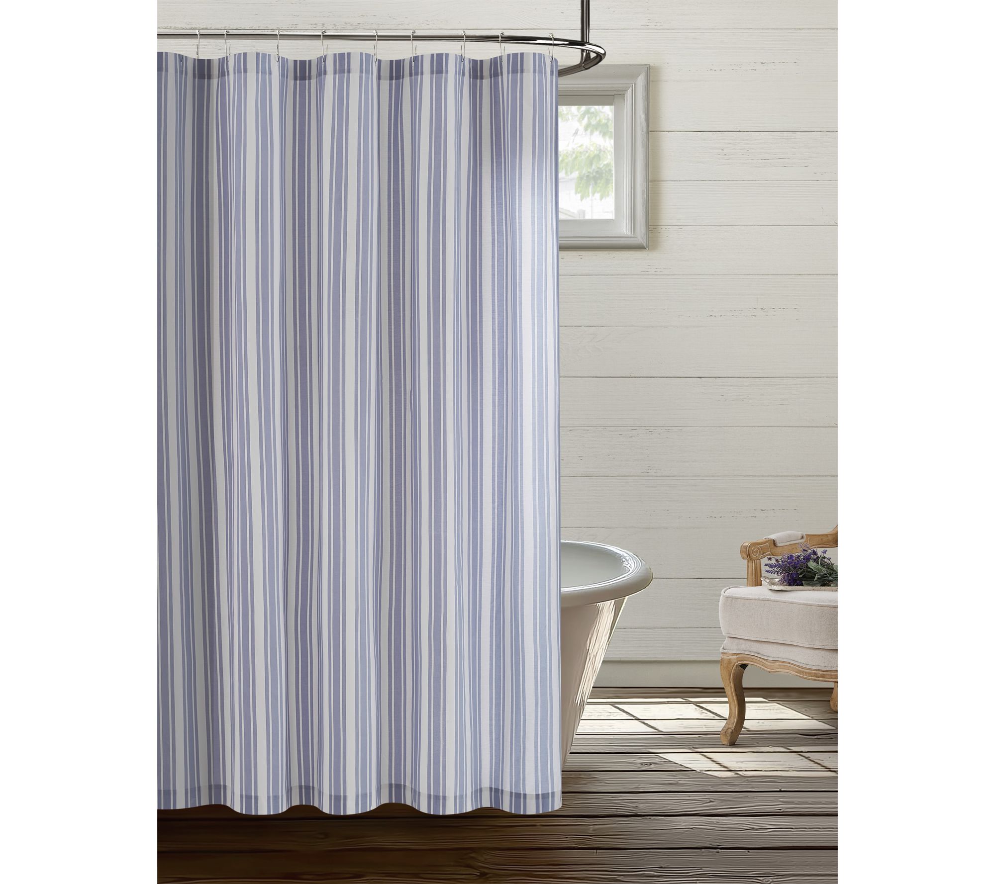 The Farmhouse by Rachel Ashwell Ticking StripeShower Curtain