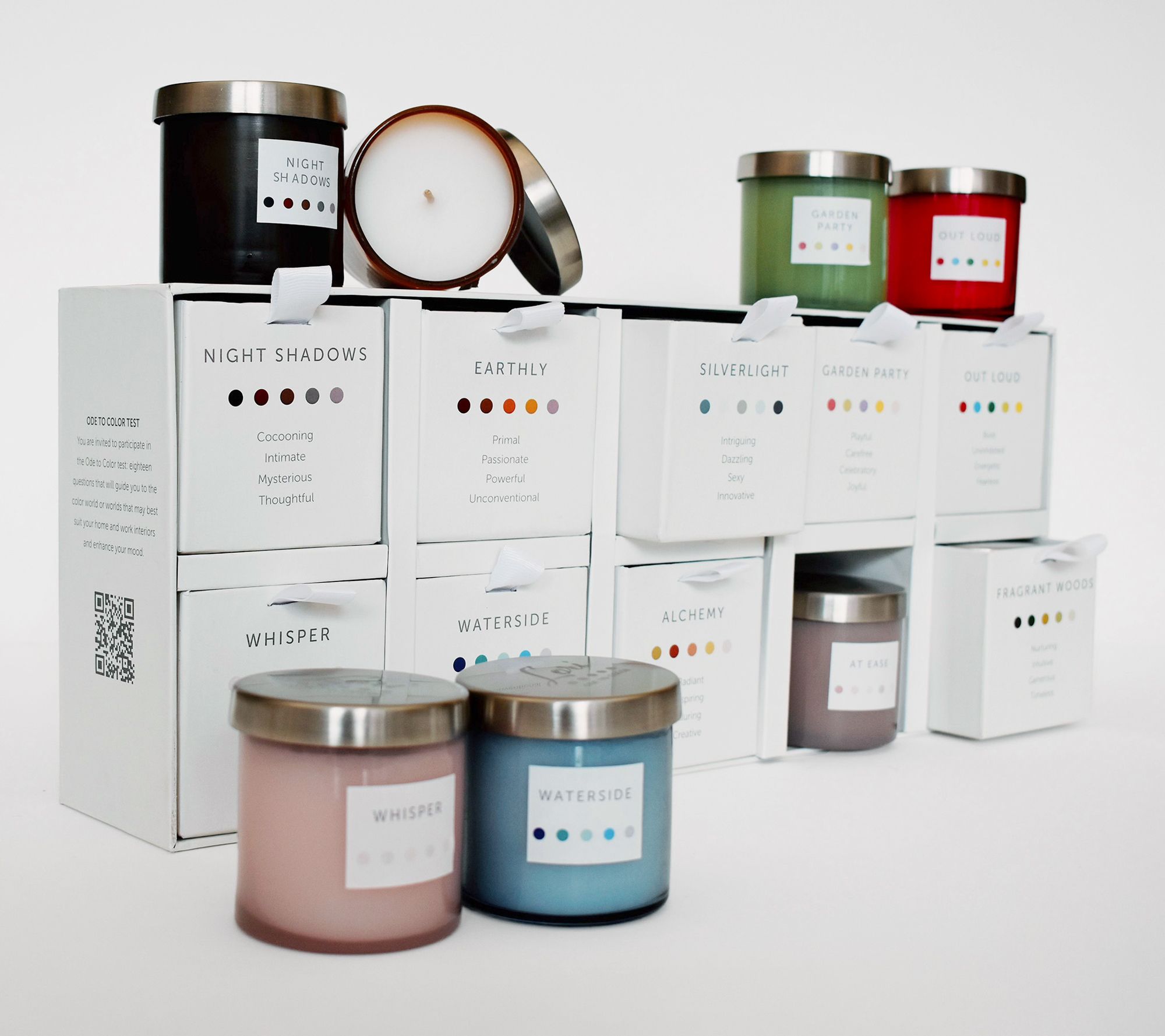 Ode to Color by Lori Weitzner S/10 Candles and Gift Box