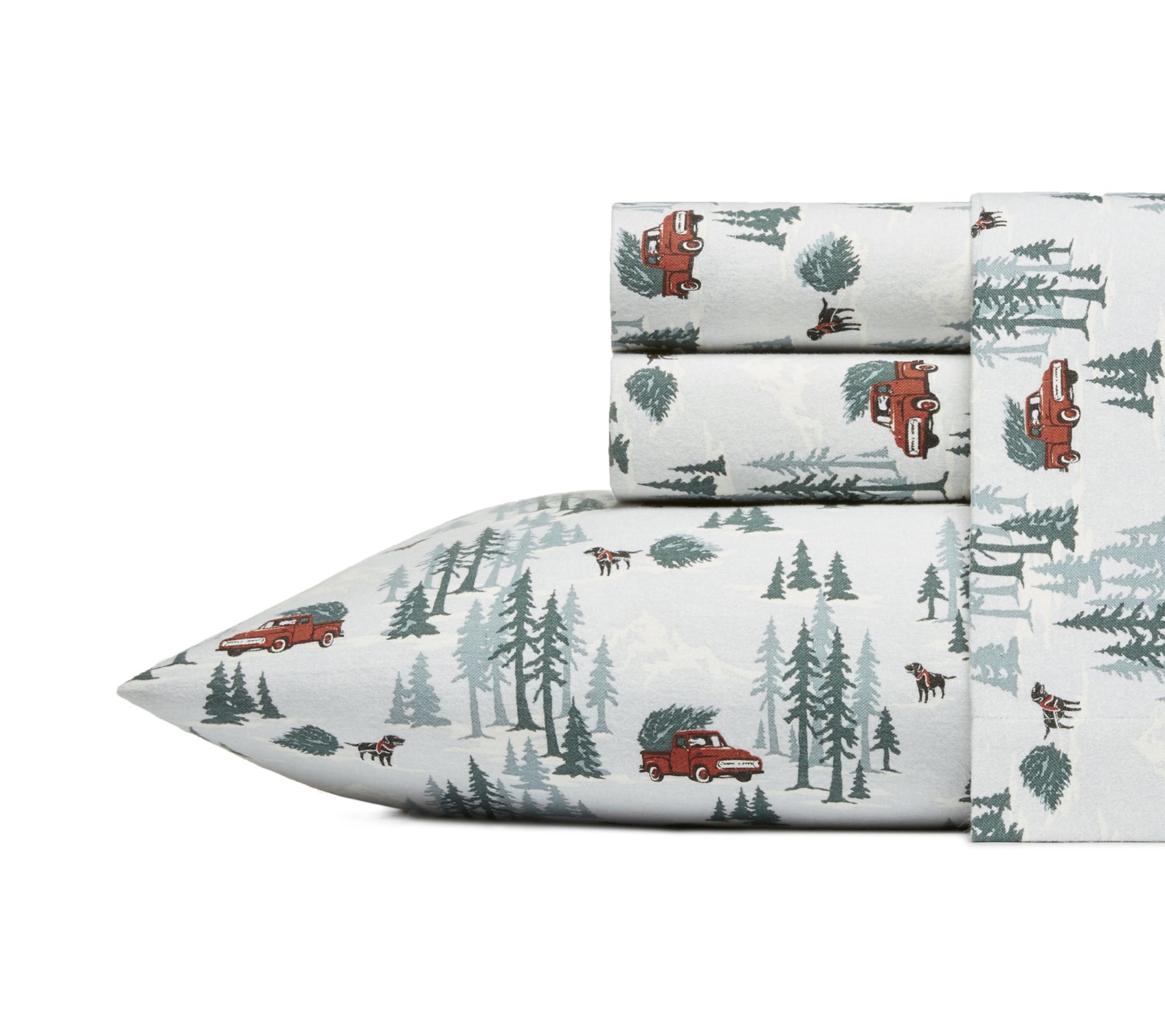 Eddie Bauer Tree Farm Cotton Full Sheet Set