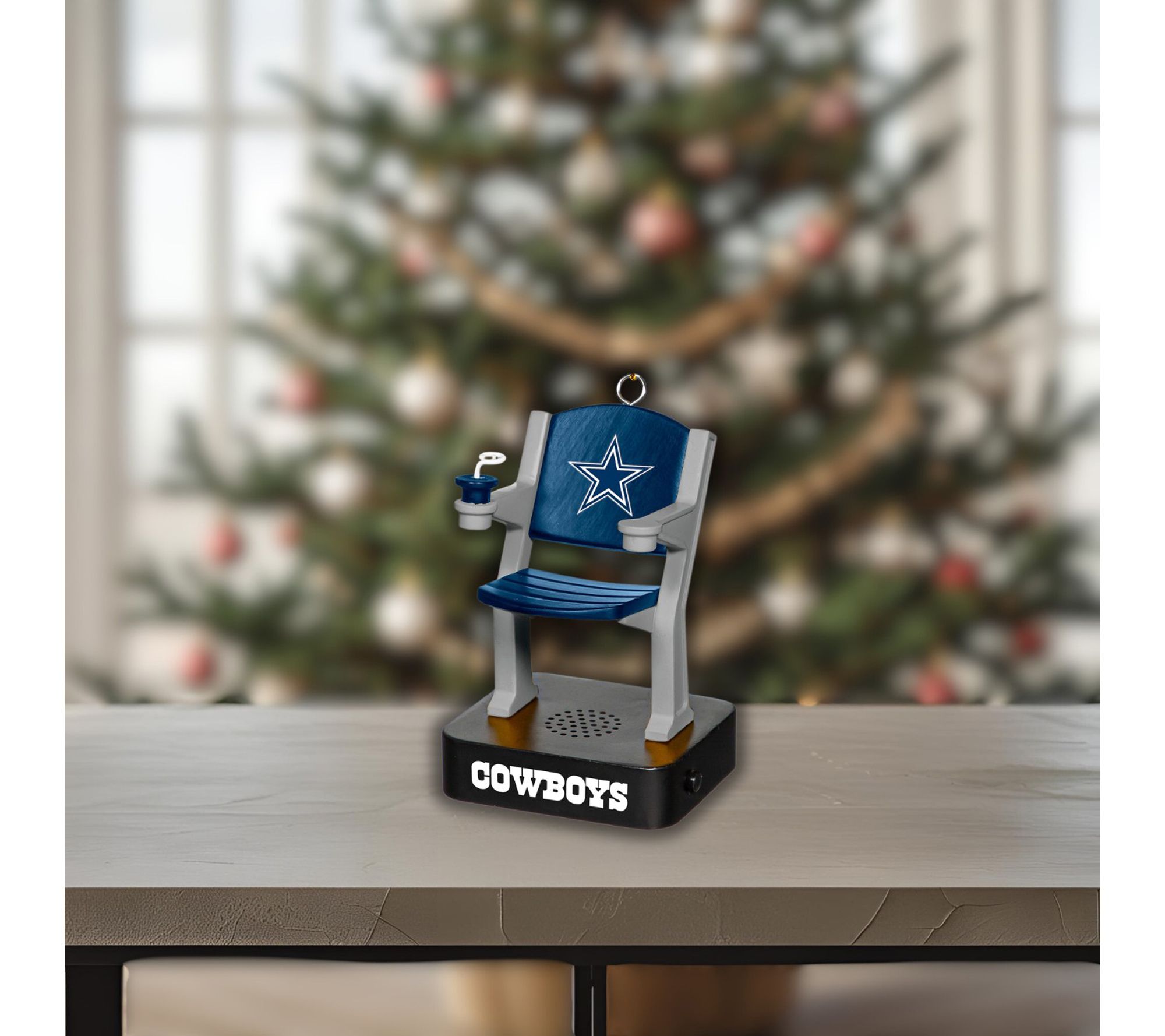Evergreen NFL Team Stadium Seat Ornament with Music