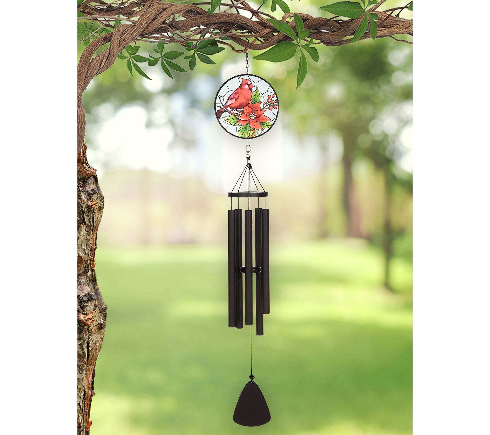 Sunset Vista Designs 40" Stain Glass Wind Chime