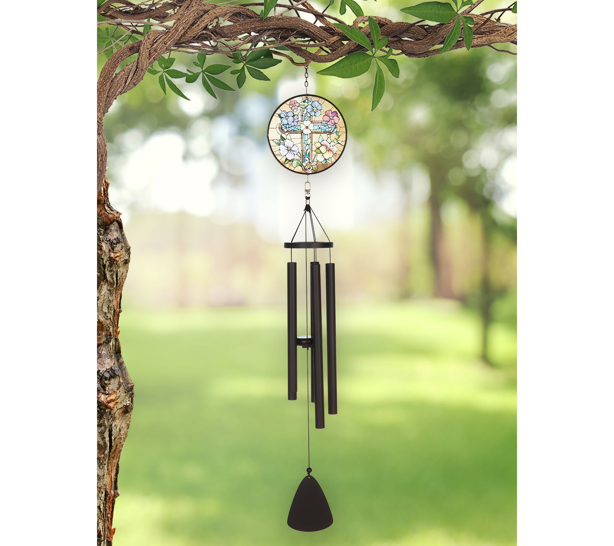 Sunset Vista Designs 40" Stain Glass Wind Chime