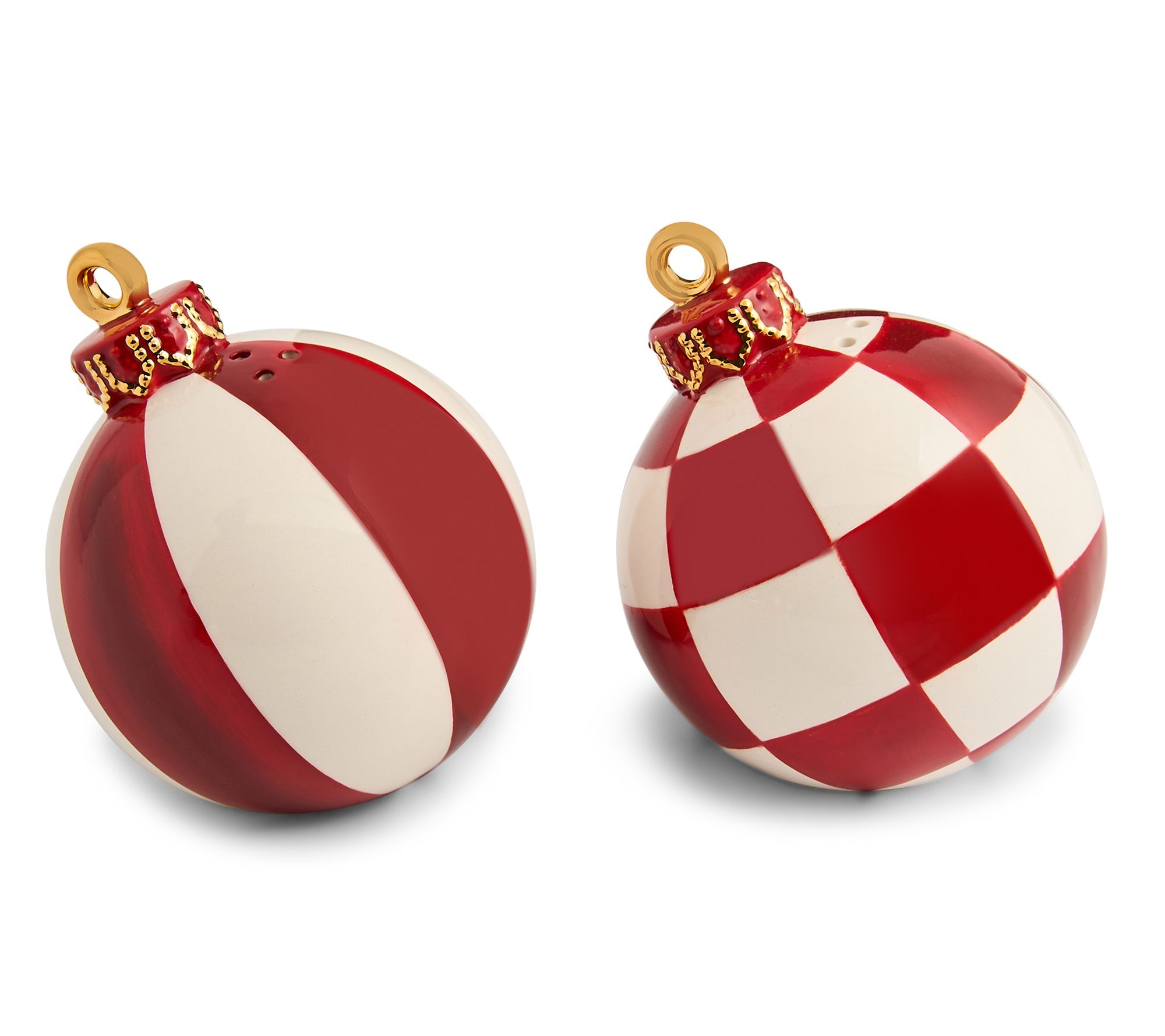 MacKenzie- Childs Ornament Salt & Pepper Pepper Set - QVC.com