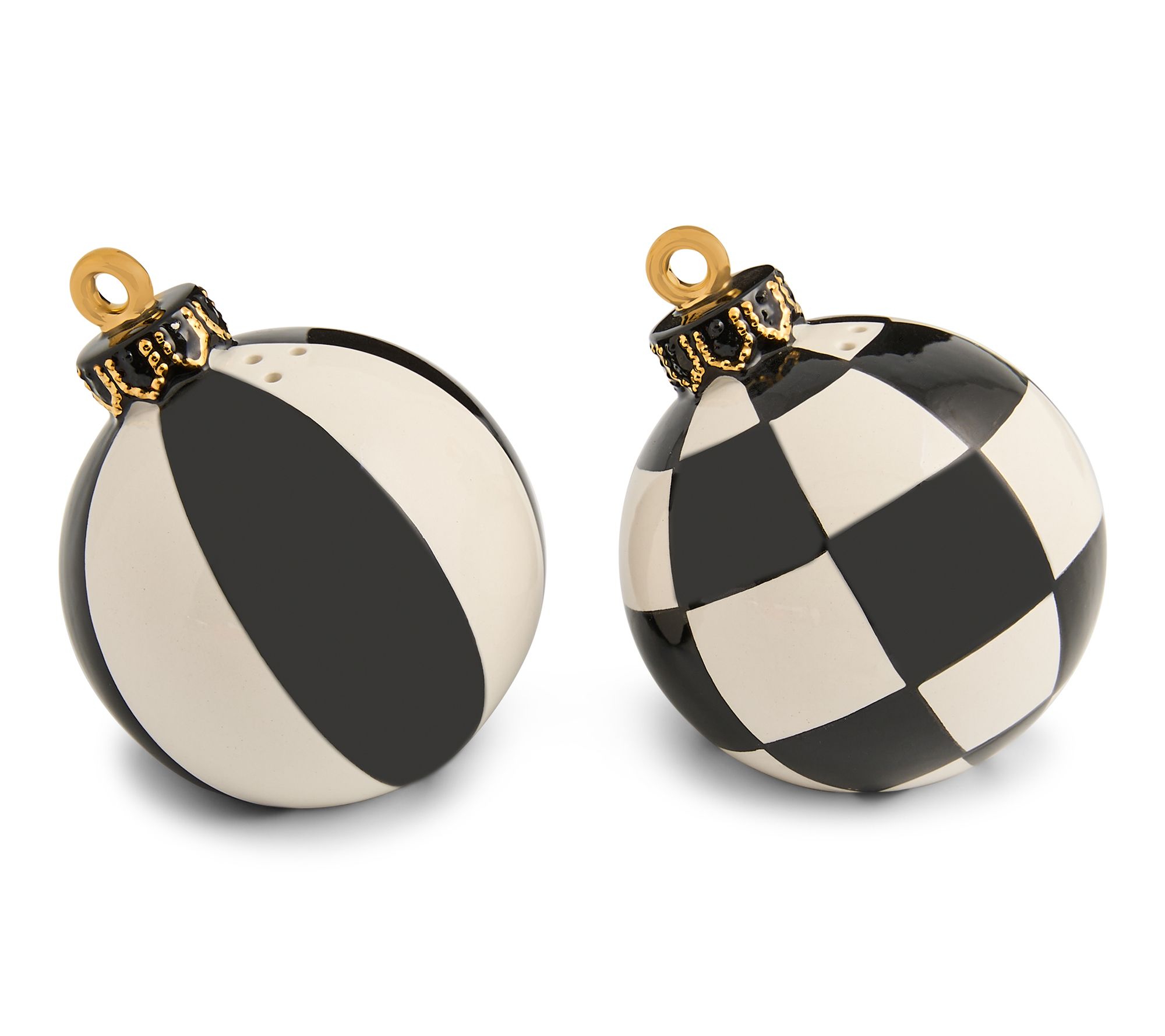 MacKenzie- Childs Ornament Salt & Pepper Pepper Set