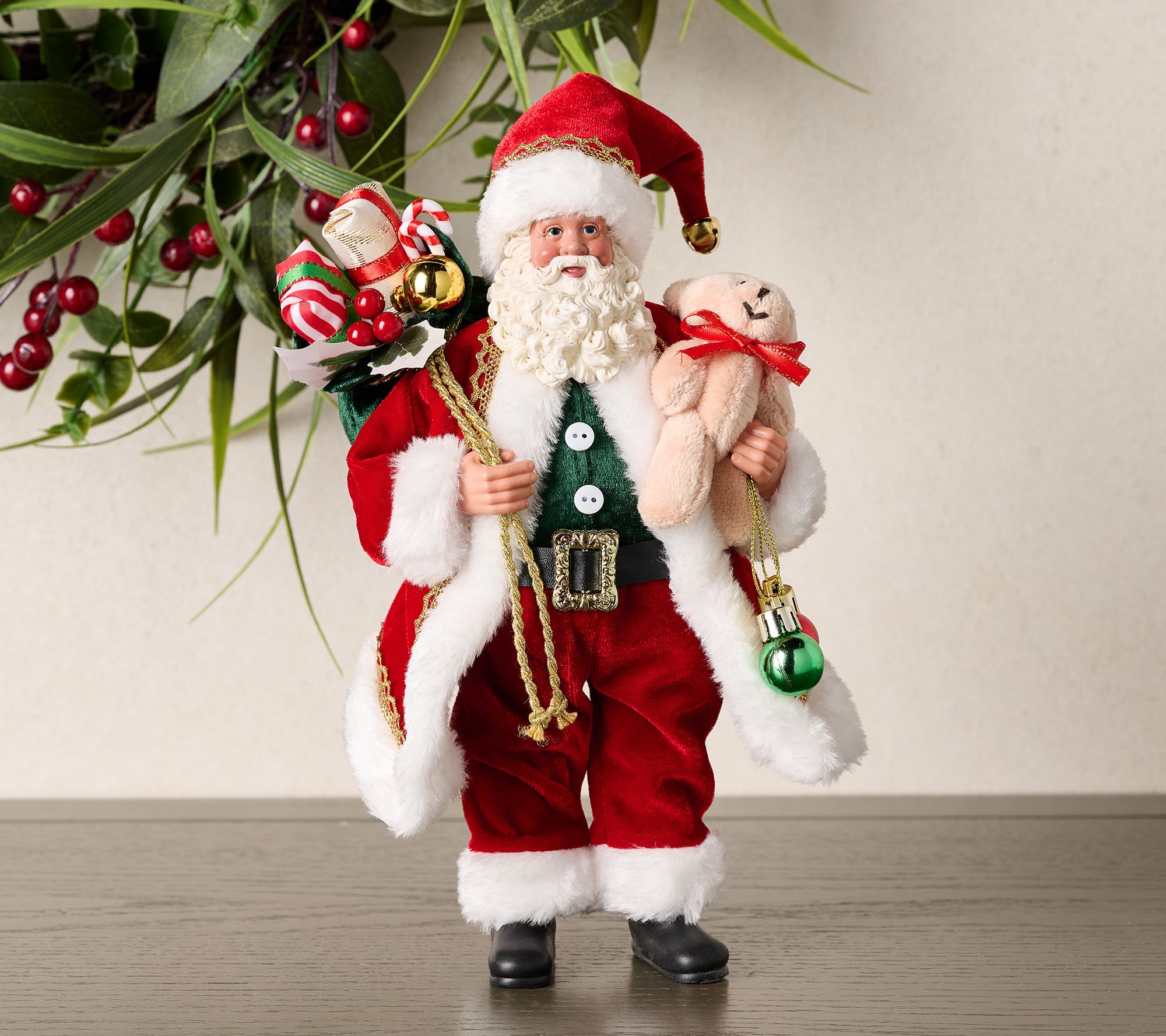 12" Hobby Mr. or Mrs. Claus Figure by Valerie