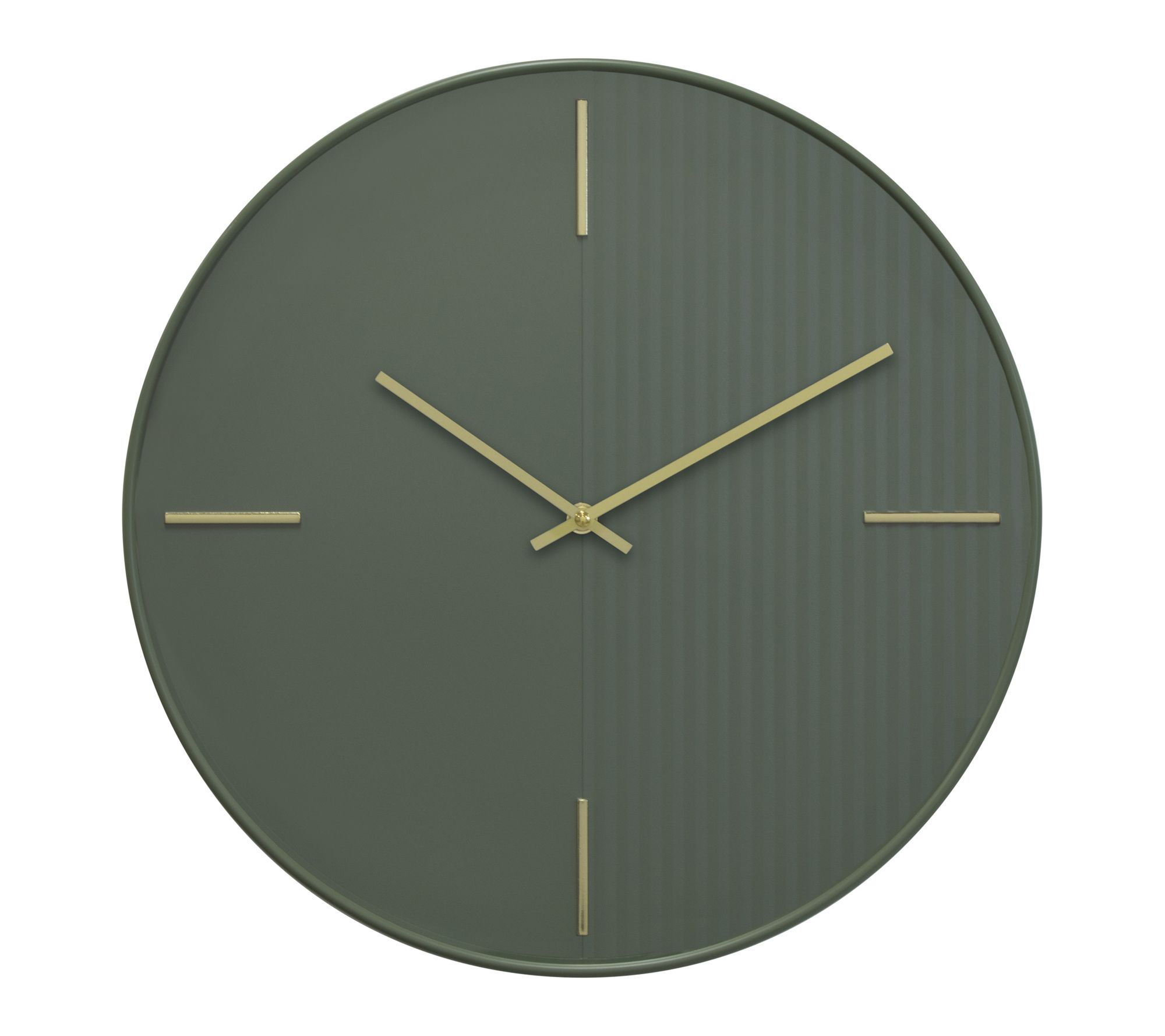 Studio Designs Zen Grove Minimalist Modern Green Wall Clock