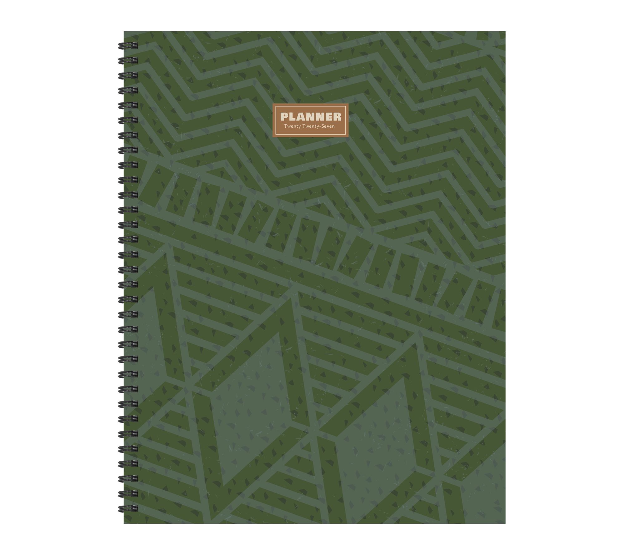 2027 Weatherwood Wool Large Weekly Monthly Planner