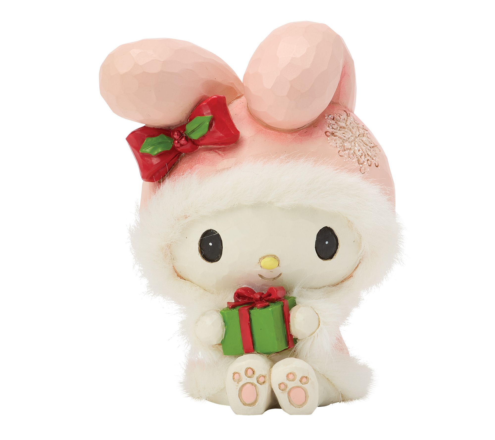Jim Shore Sanrio My Melody Christmas Mini Figurine 3.3in H