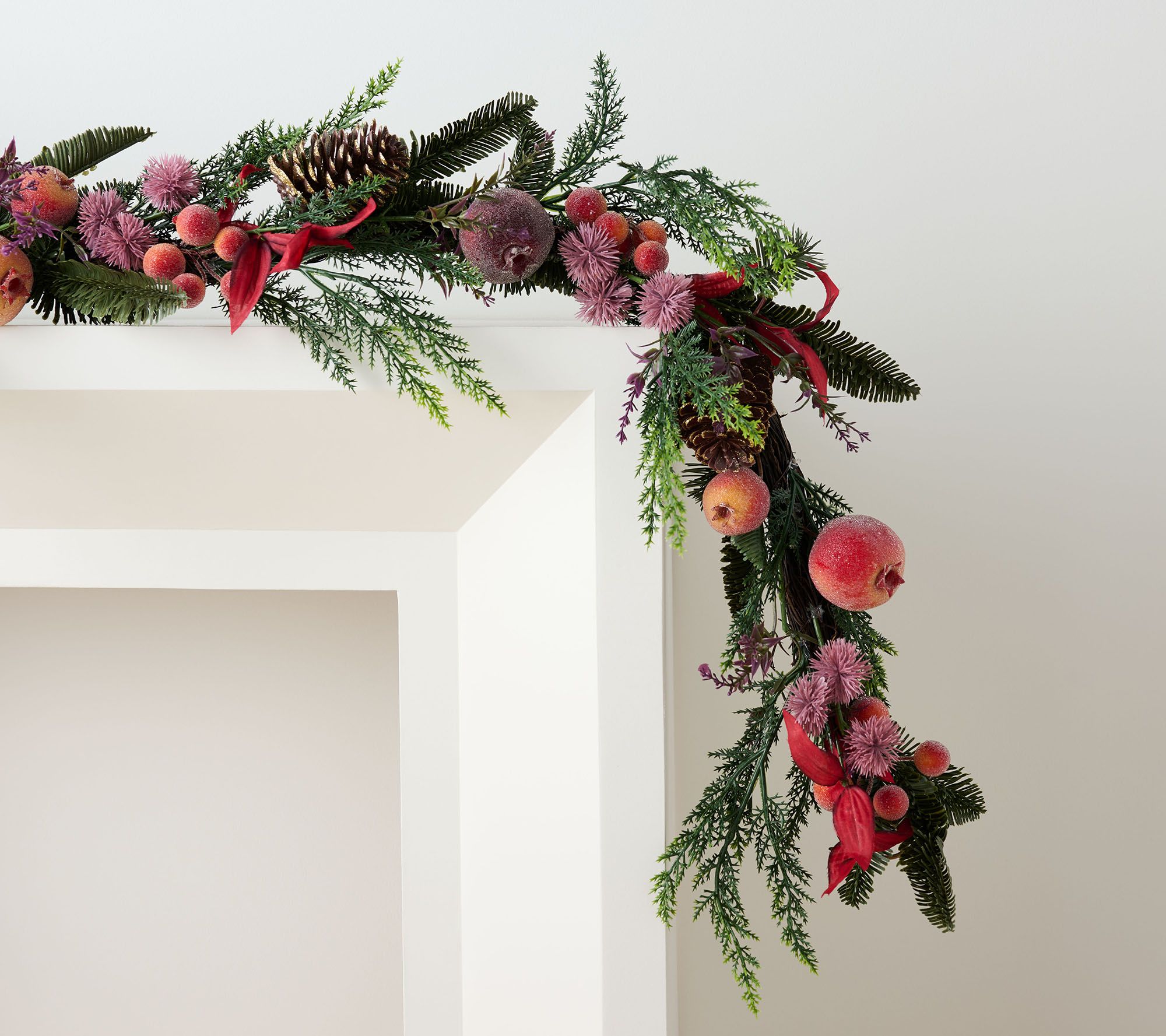 Home Reflections 6' Holiday Cornacopia Garland