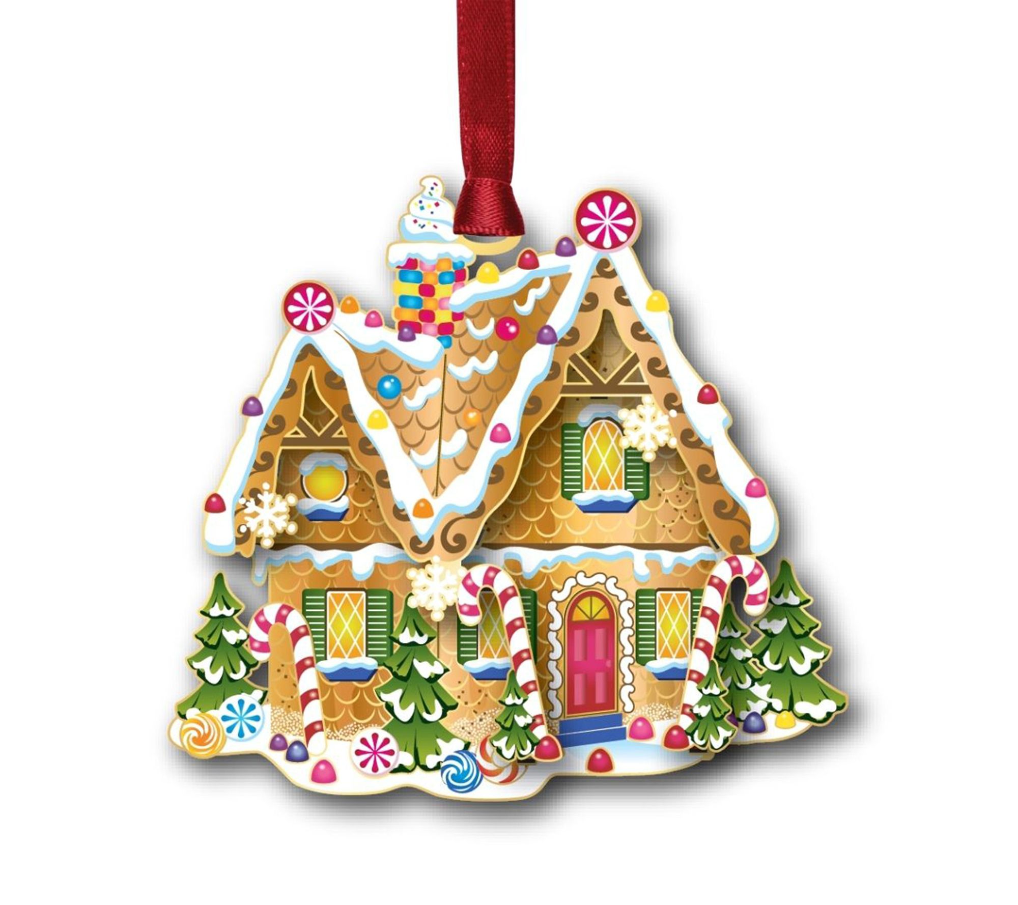 Beacon Designs Gingerbread House Ornament