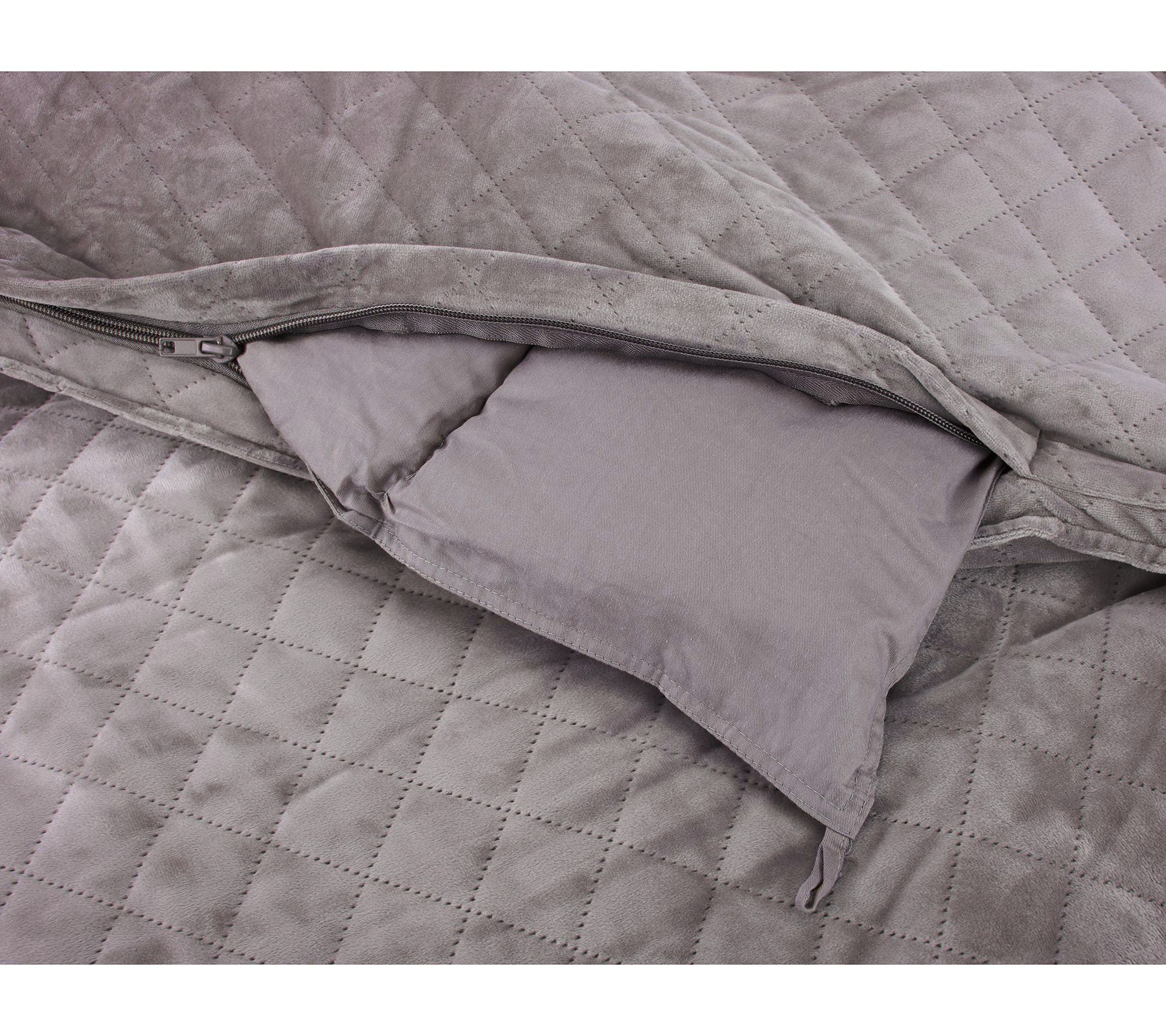 BlanQuil 48" x 74" Weighted Blanket with Removable Cover