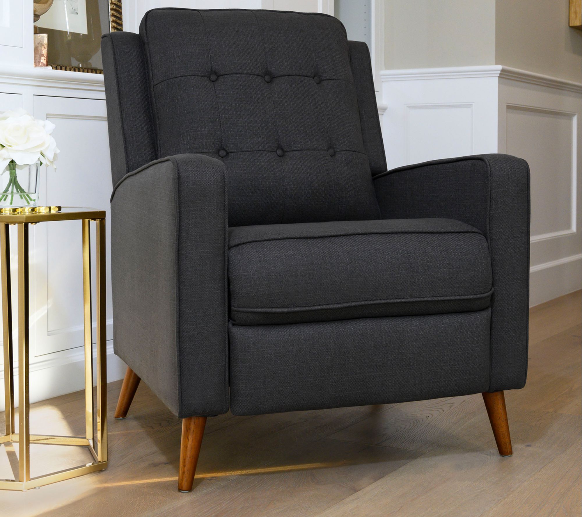 Cecile MidCentury Pushback Recliner