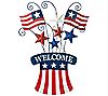 Glitzhome USA Patriotic Party Yard Stake or Wall Hanging, 6 of 7