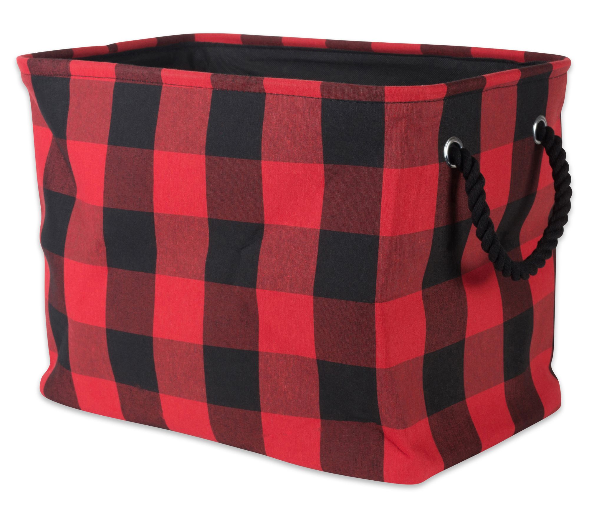 Design Imports Buffalo Check Storage Bin MediumRectangle