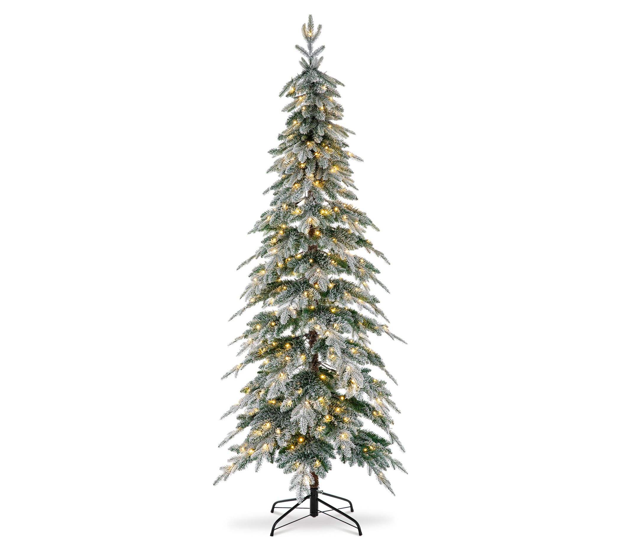 Glitzhome 7.5' Pre-Lit  Pencil Spruce ChristmasTree