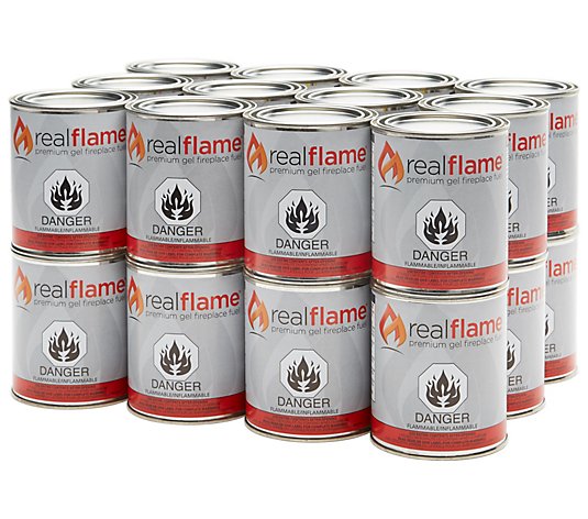 Real Flame Gel Fuel - 13-oz Cans - 24 Pack