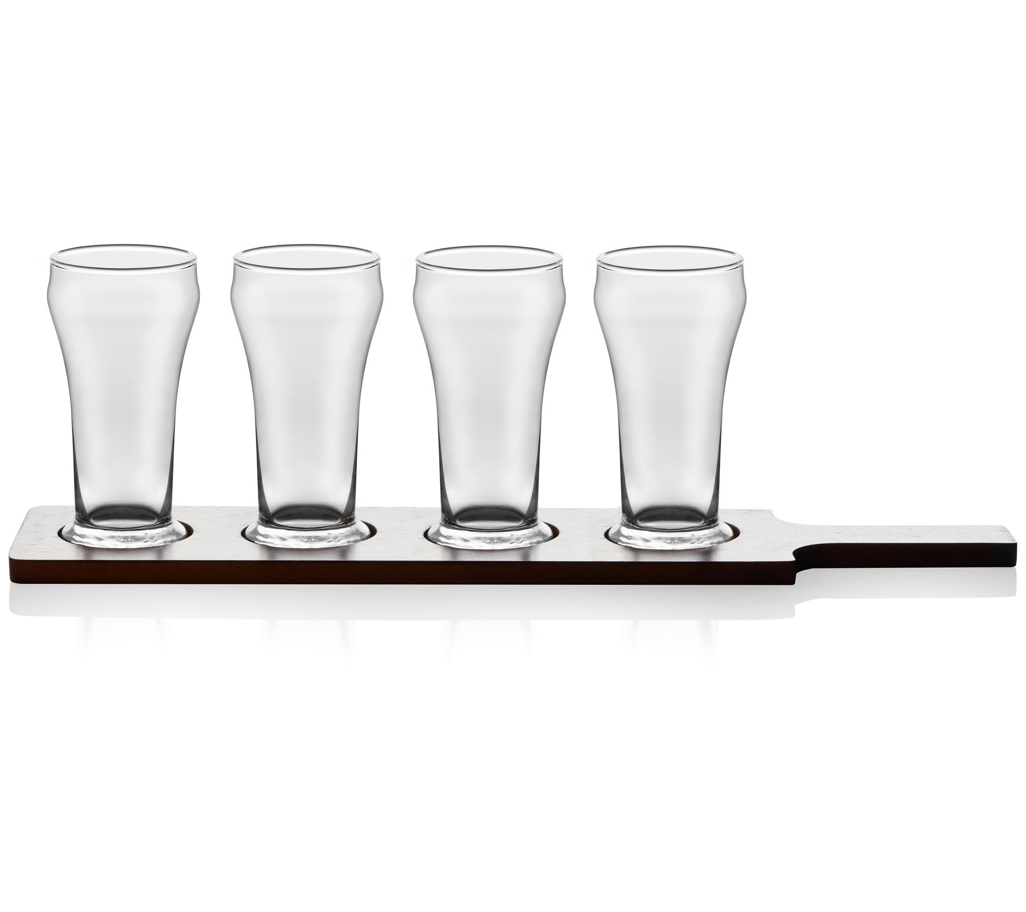 Libbey Craft Brews Nucleated Belgian Beer Glasses Set of 4