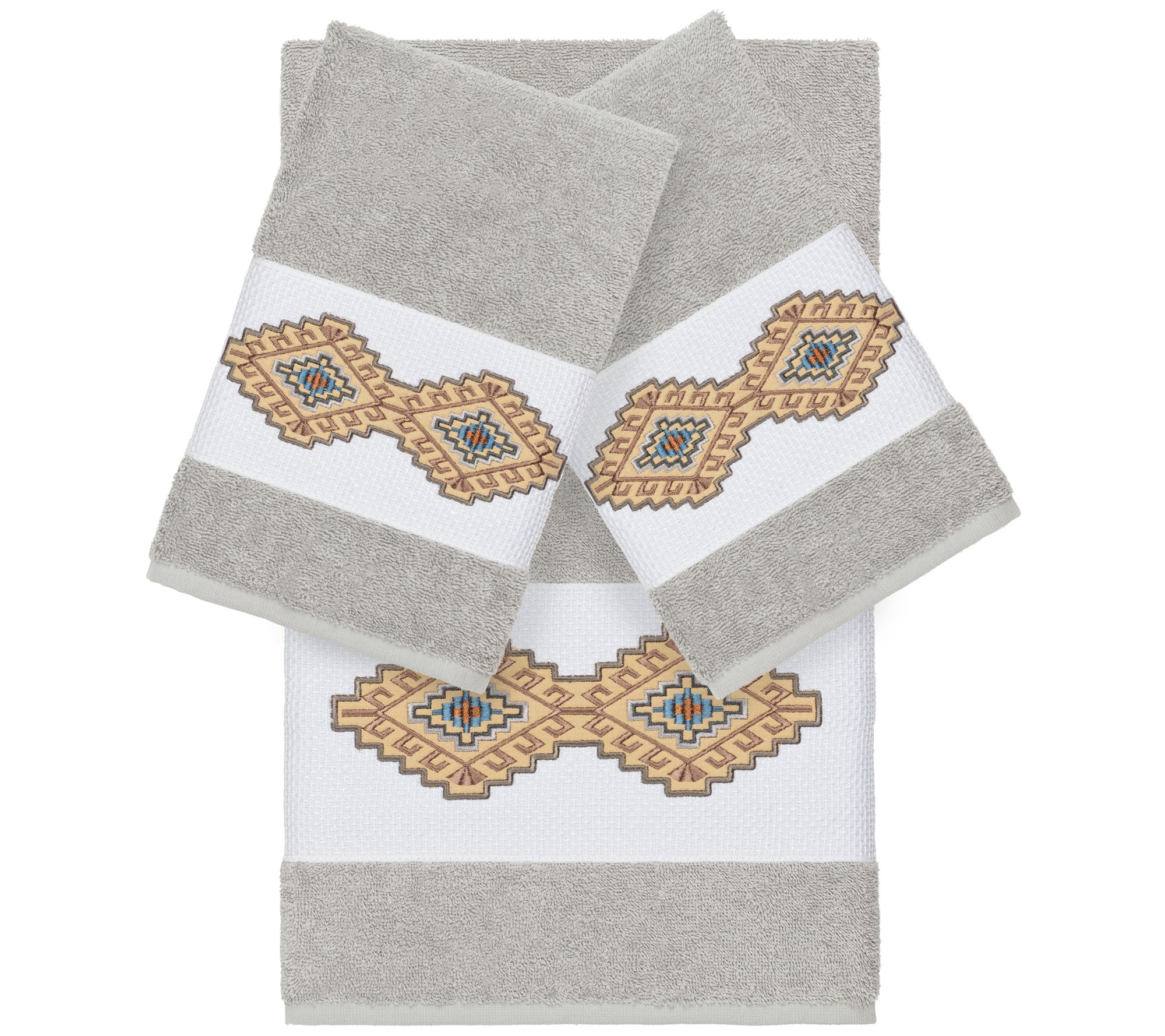 Linum Home Textiles Gianna 3PC Towel Set