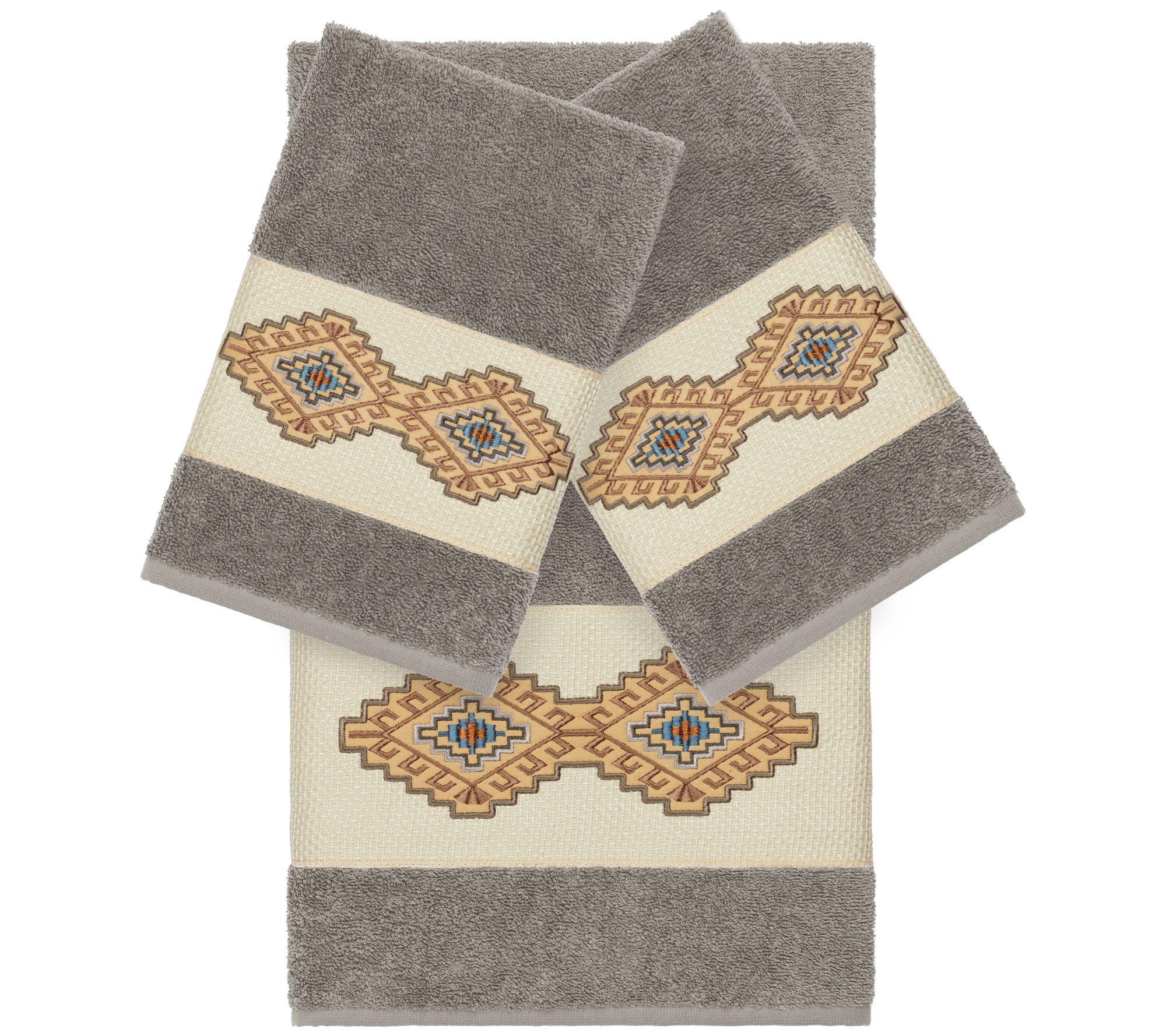 Linum Home Textiles Gianna 3PC Towel Set