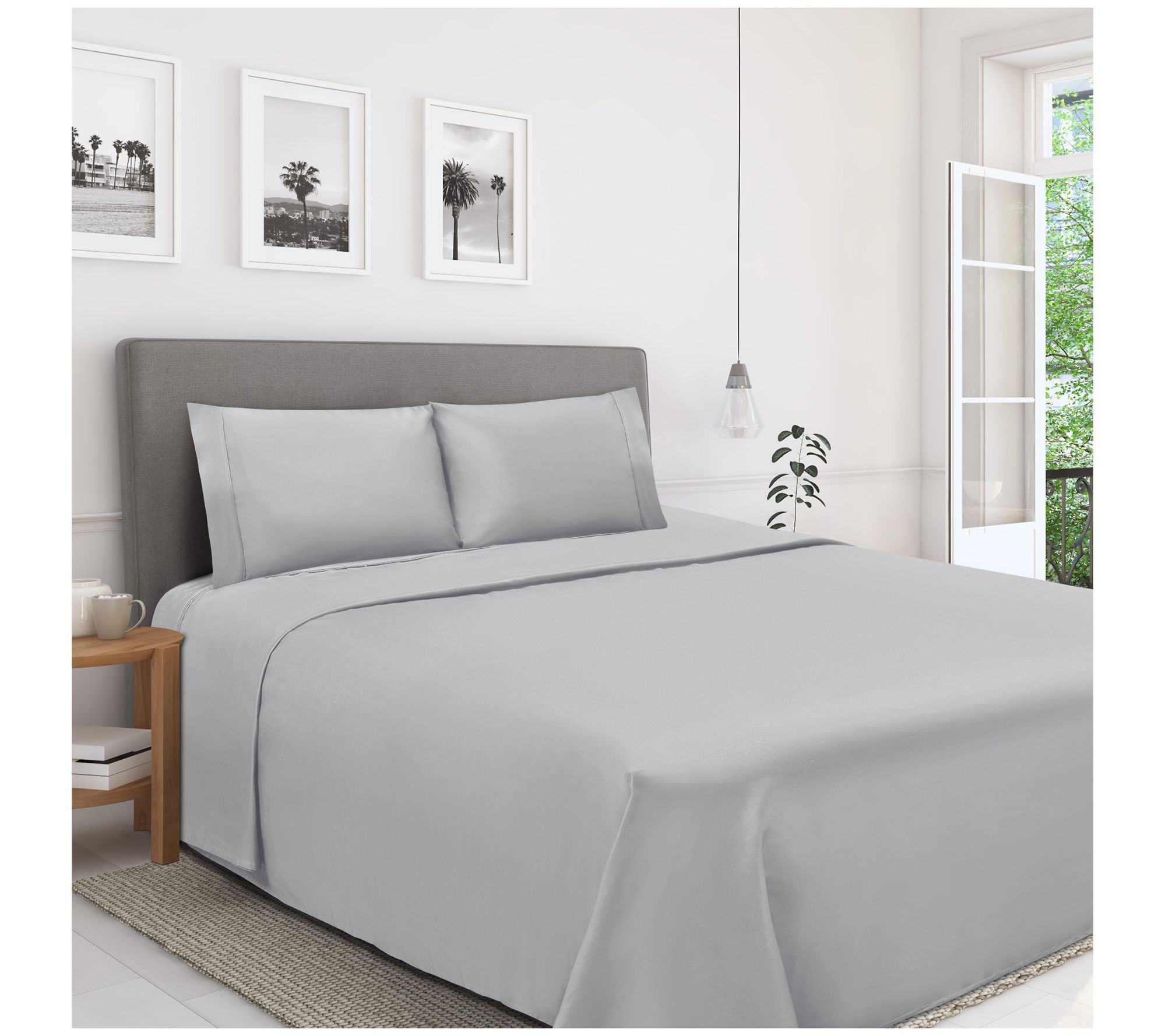 Superior 1200-TC Egyptian Cotton 4-Piece Sheeteet Set Full
