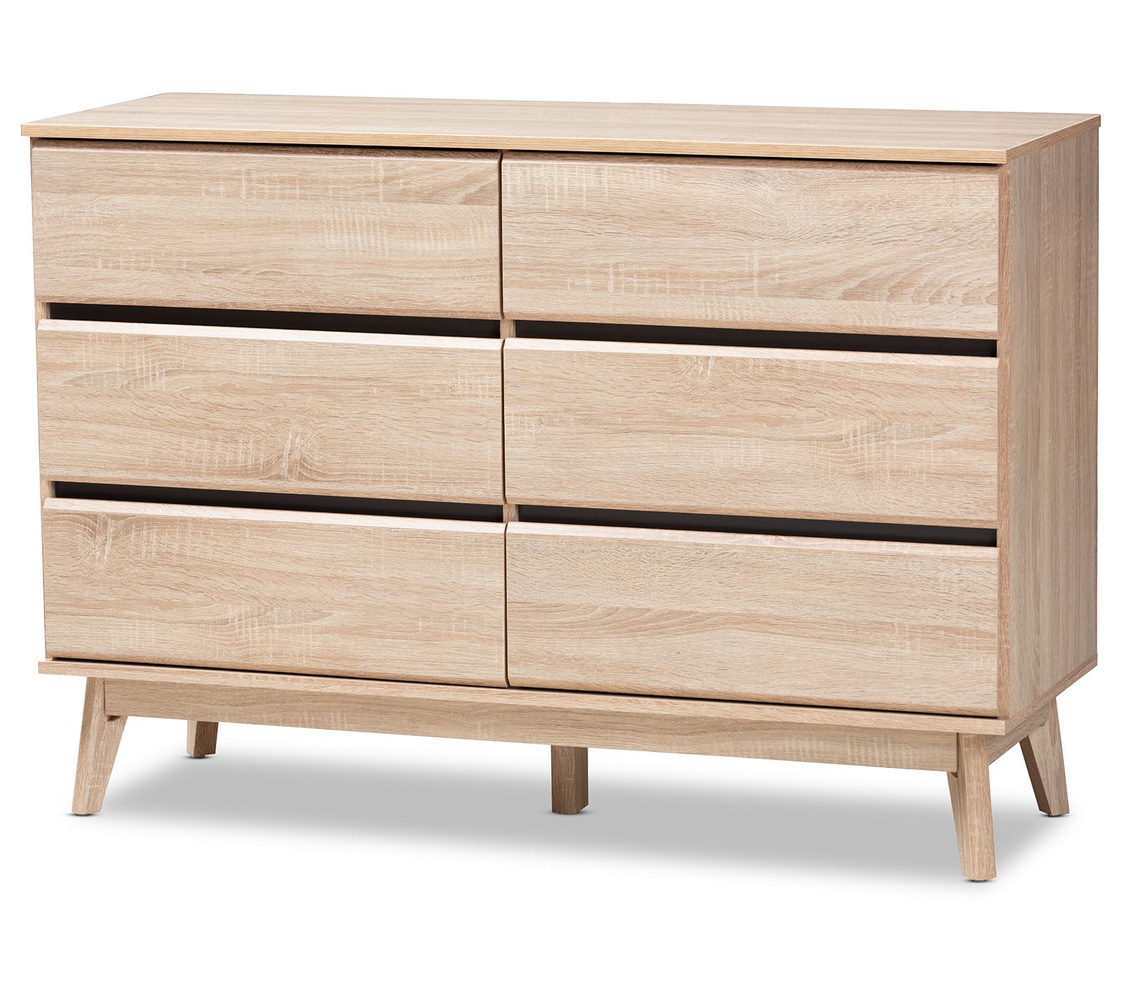 Miren Mid-Century Modern 6-Drawer Dresser - QVC.com