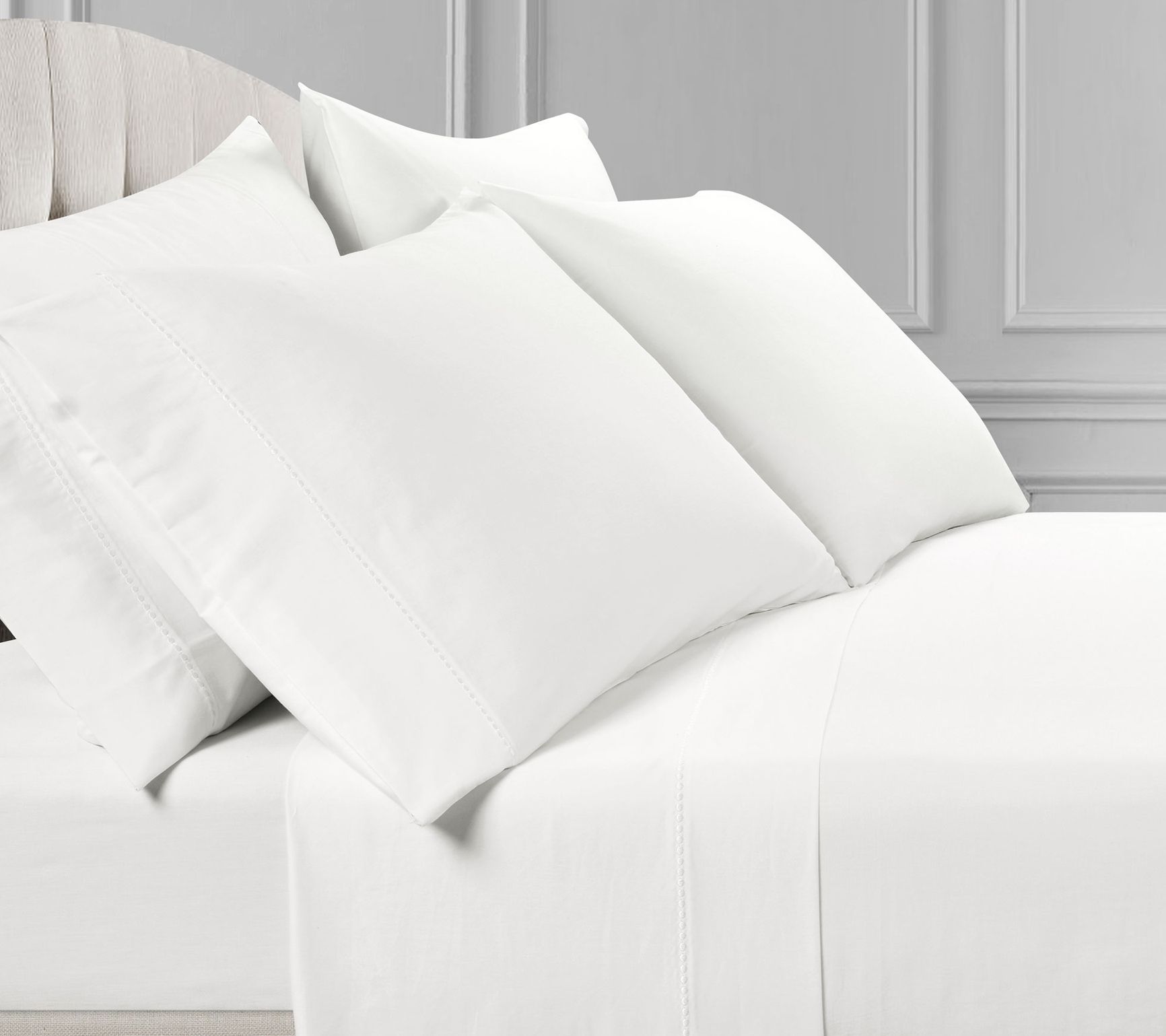 Lush Decor Aria Dots Cotton Sheet Set 6-Piece -King