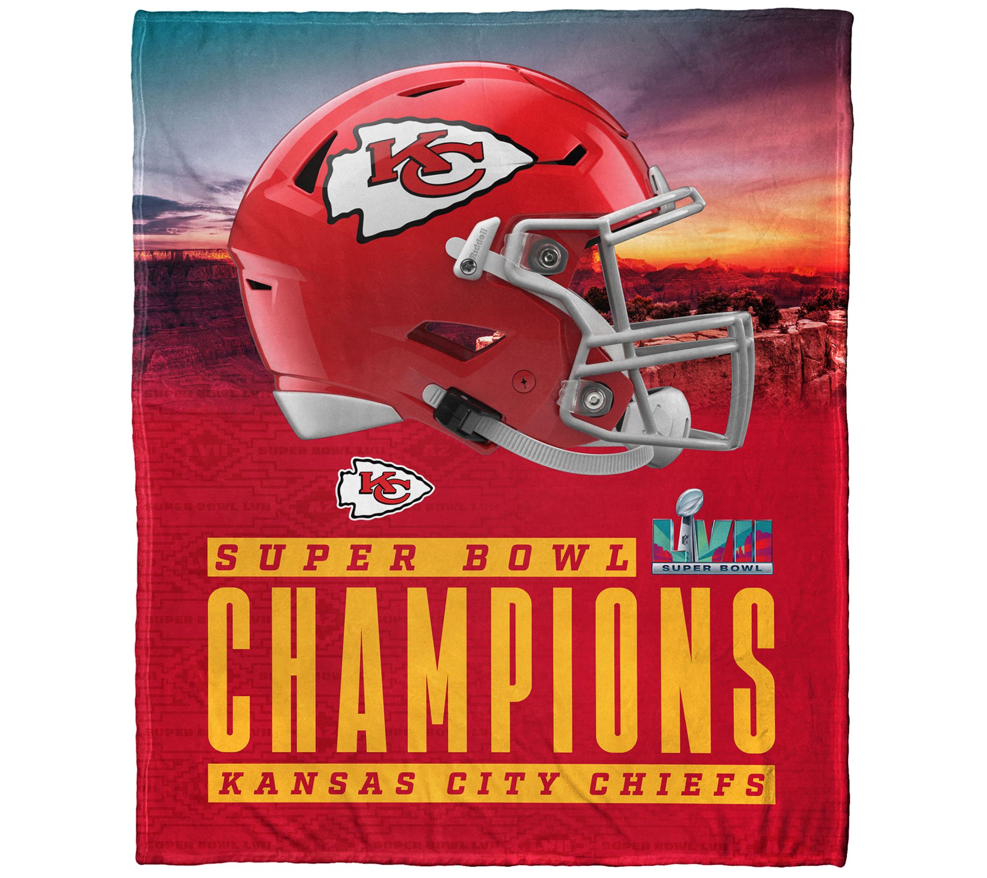 As Is NFL Super Bowl LVII Champions Chiefs 50x60 Throw