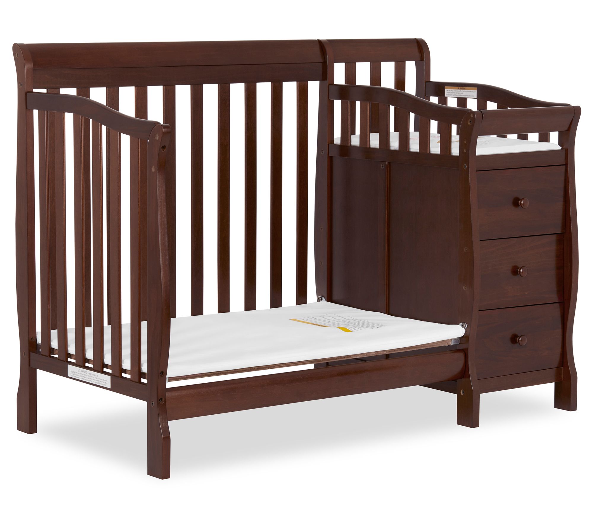 Dream On Me Jayden 4-in-1 Mini Convertible Crib And Changer