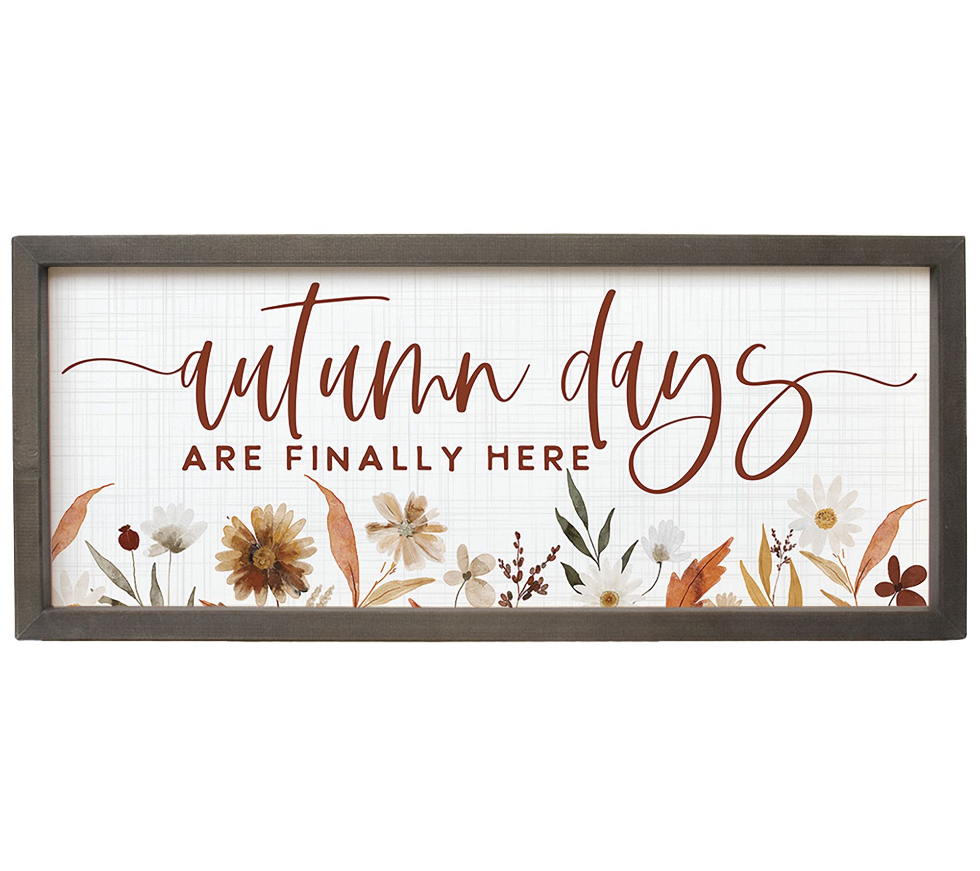 Sincere Surroundings 24" Autumn Days FarmhouseFrame Art
