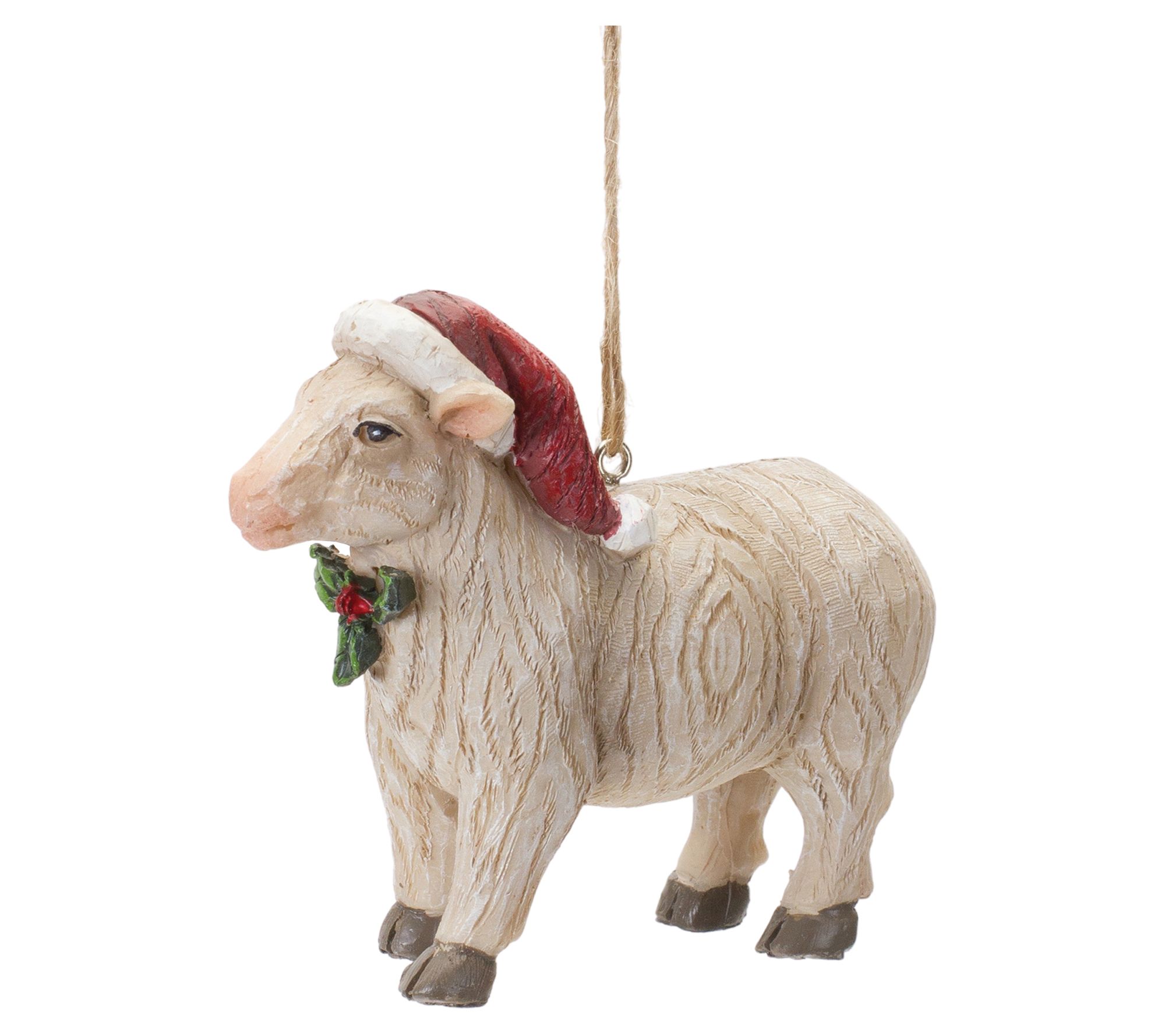 Melrose Holiday Farm Animal Ornament (Set of 12 ) - QVC.com