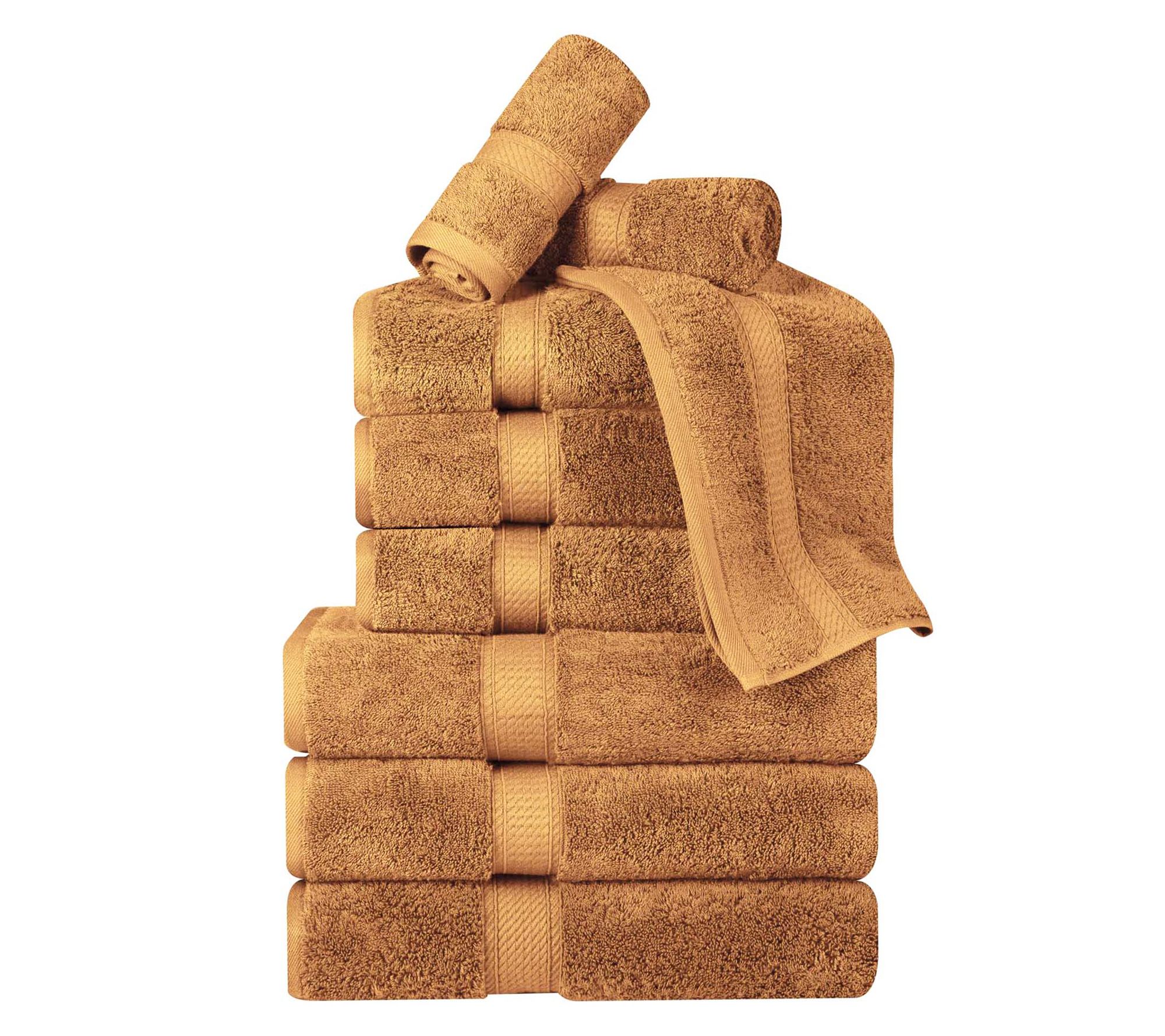 Superior Egyptian Cotton Plush Luxury Absorbent9-PC Towel Se