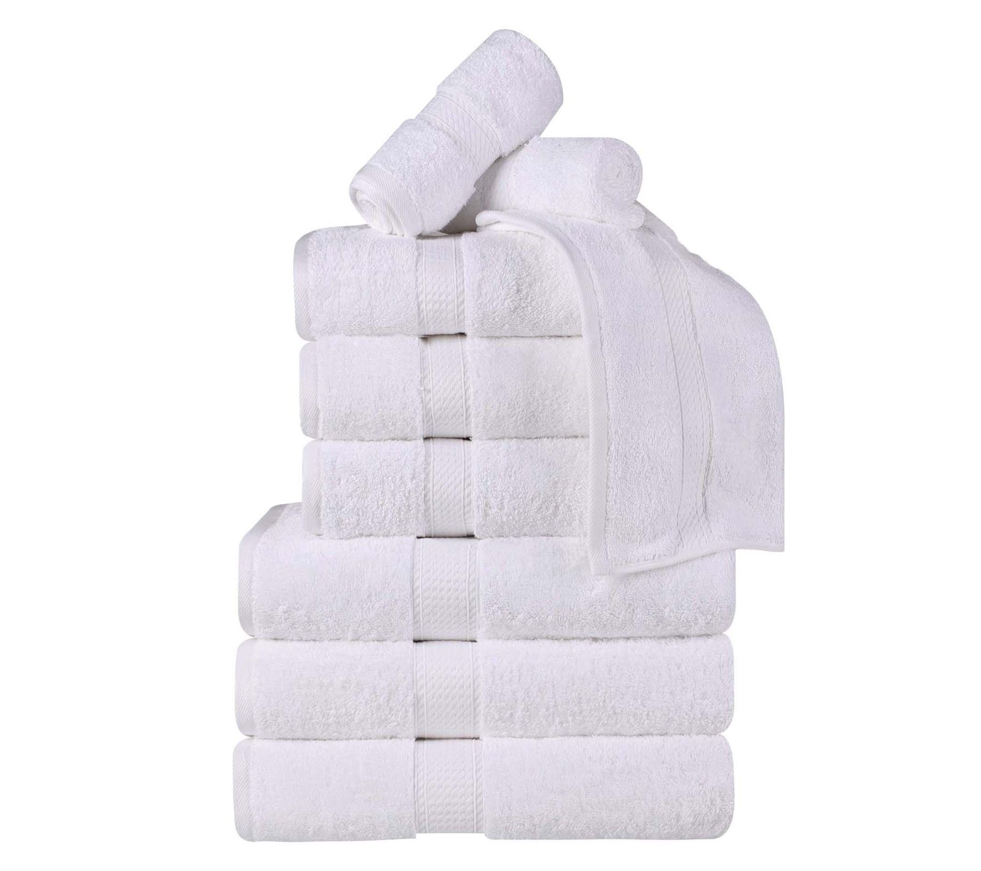 Superior Egyptian Cotton Plush Luxury Absorbent9-PC Towel Se