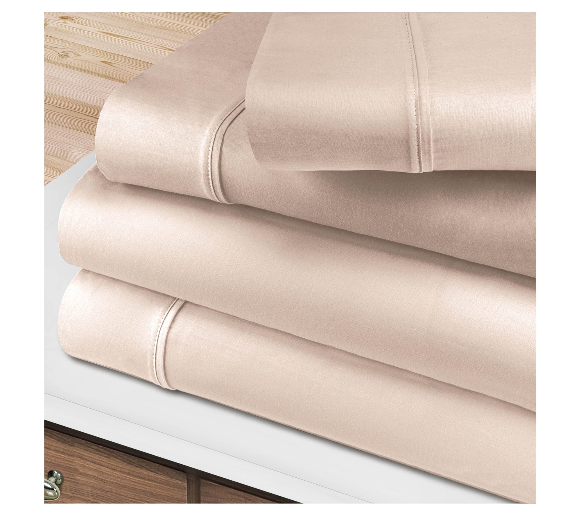 Superior Solid Egyptian Cotton Deep Pocket Sheet Set, Full