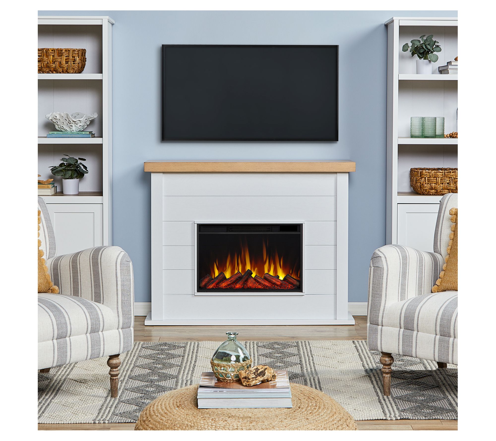 Real Flame Marshall 49" Slim Electric Fireplace
