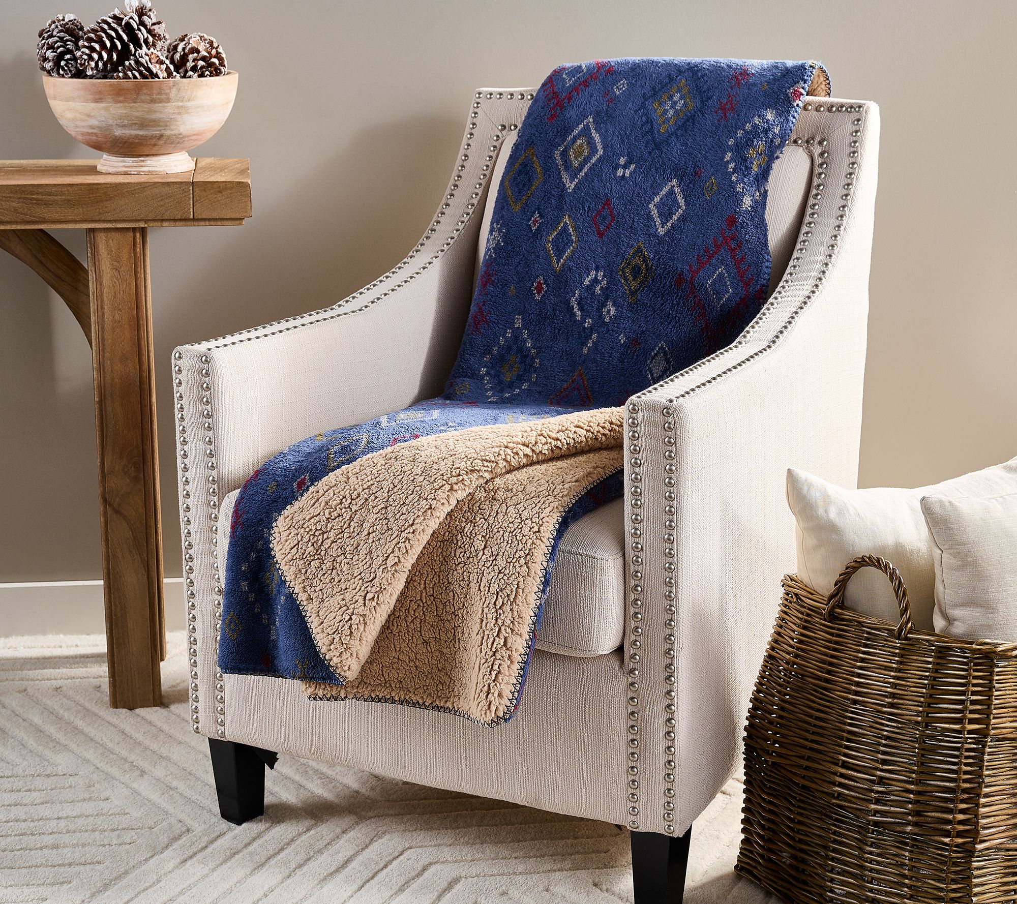 Sister Road by JG Harvest Plush Throw Blanket