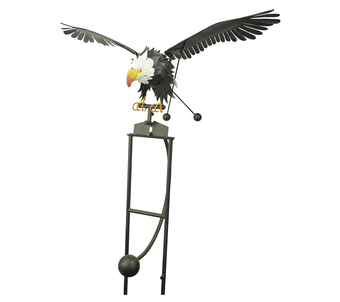 RCS Rocker Garden Stake Medium Eagle - QVC.com