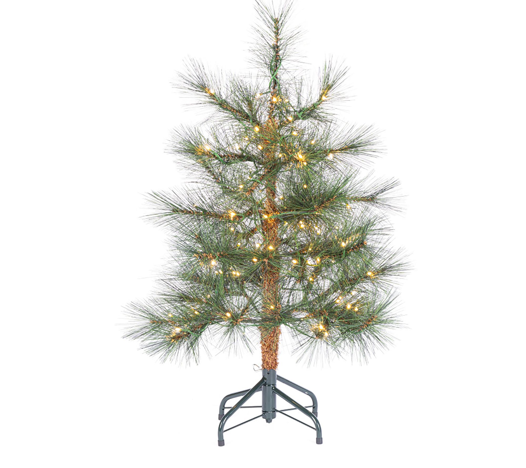 3 ft Prelit Hard Needle Hinged Christmas Tree b y Sterling Co.