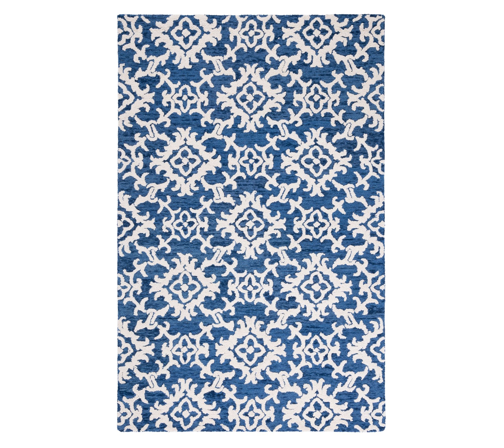 Blossom 104 Wool Hand Tufted 5' x 8' Rug by Valerie